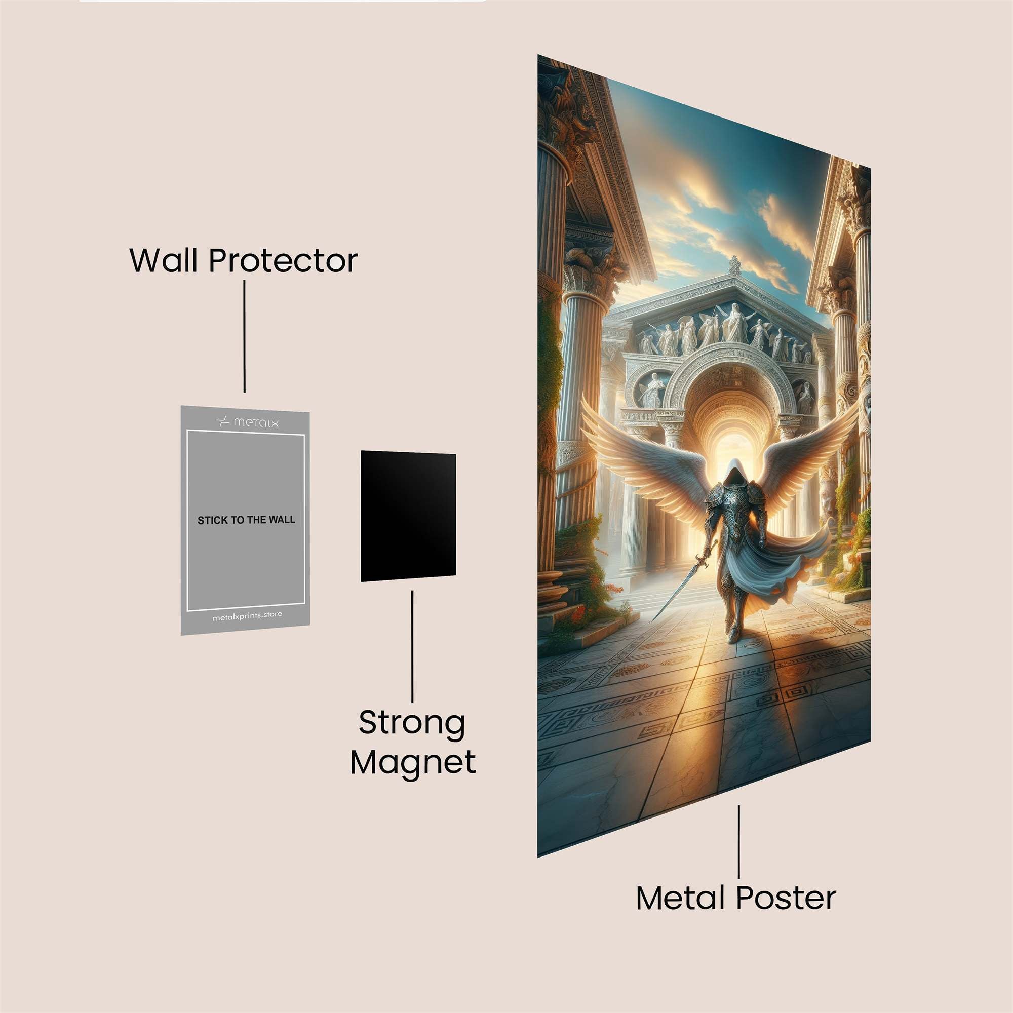 Angel Serenity Safe Wall Magnetic / M