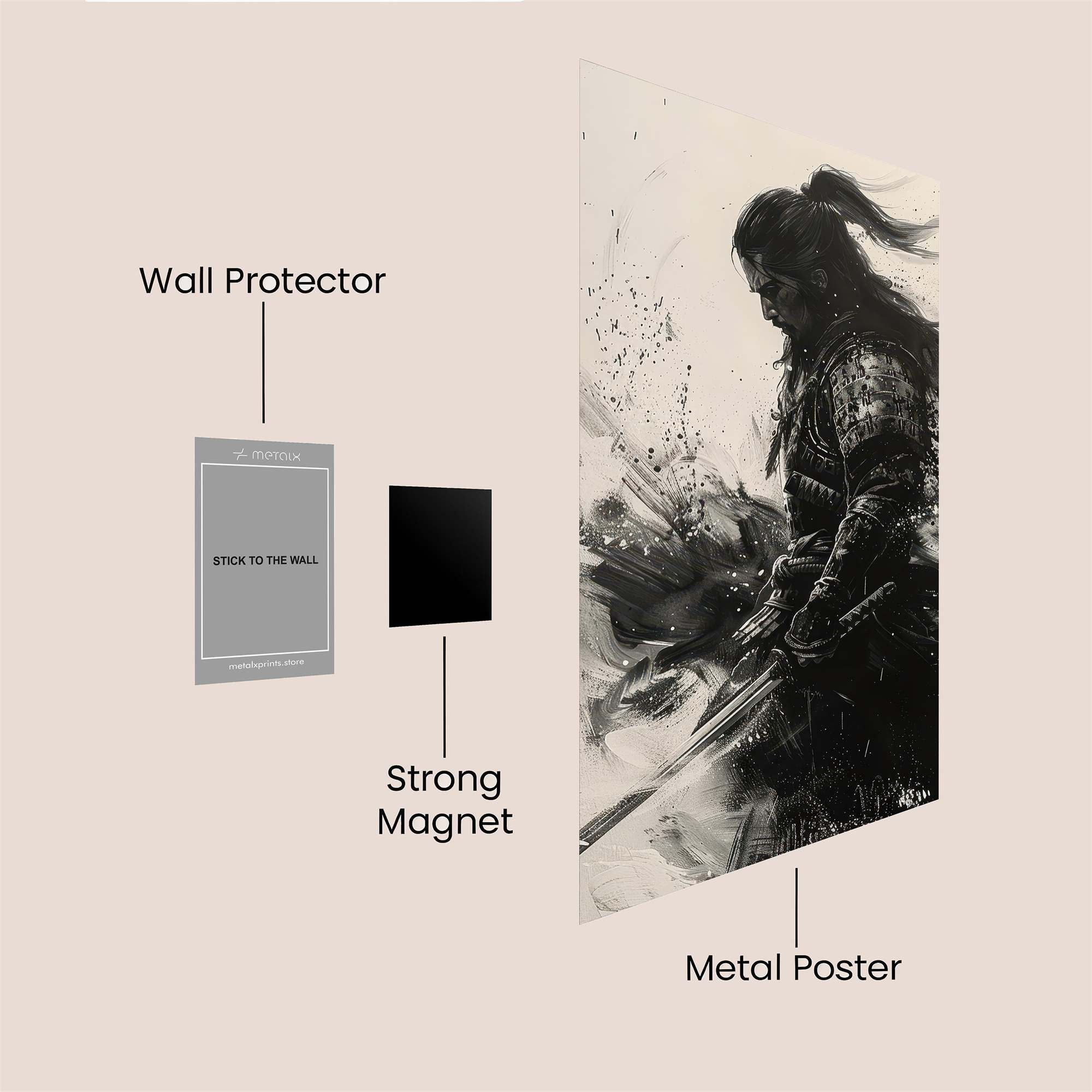 Samurai Storm Safe Wall Magnetic / M