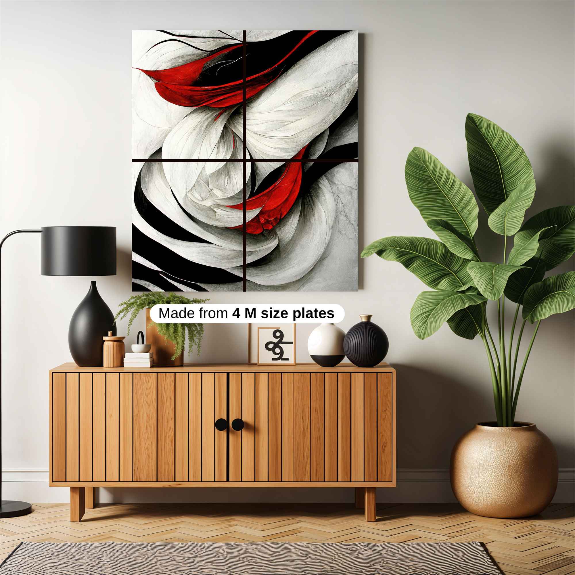 Scarlet Whirl Safe Wall Magnetic / M