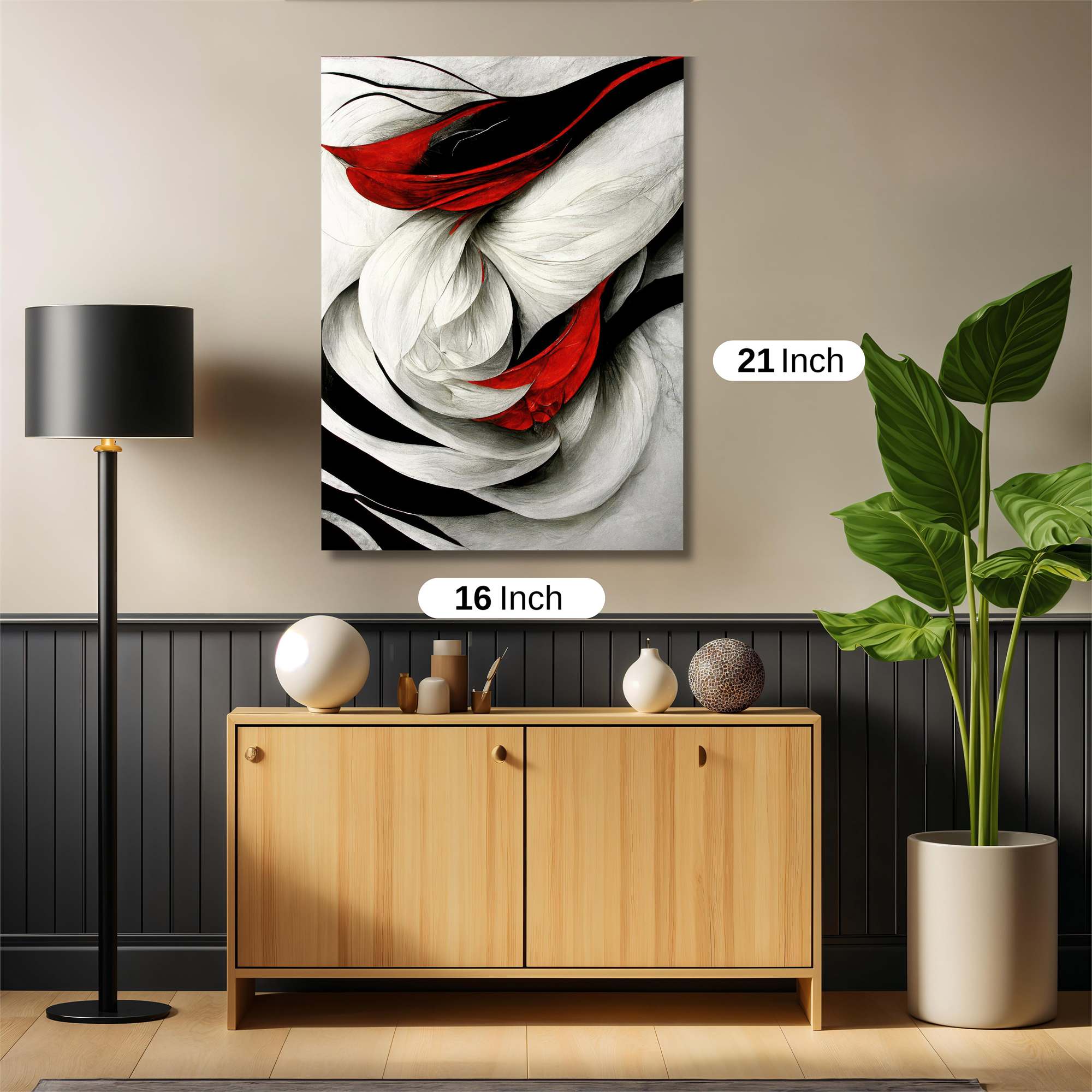 Scarlet Whirl Safe Wall Magnetic / M