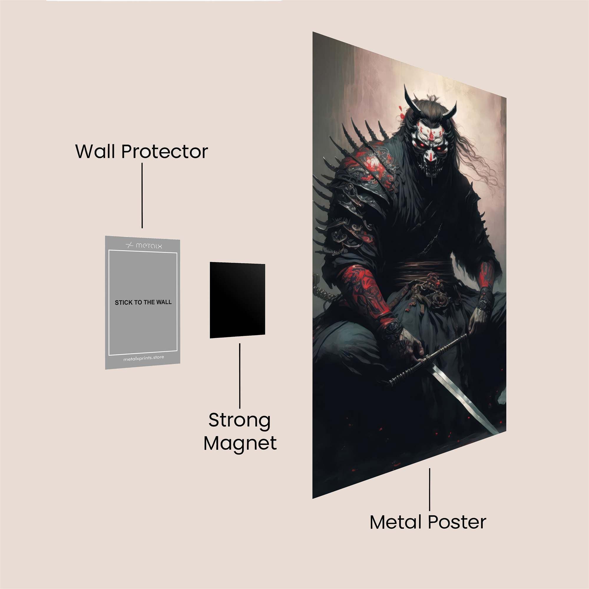 Demon Resolute Safe Wall Magnetic / M