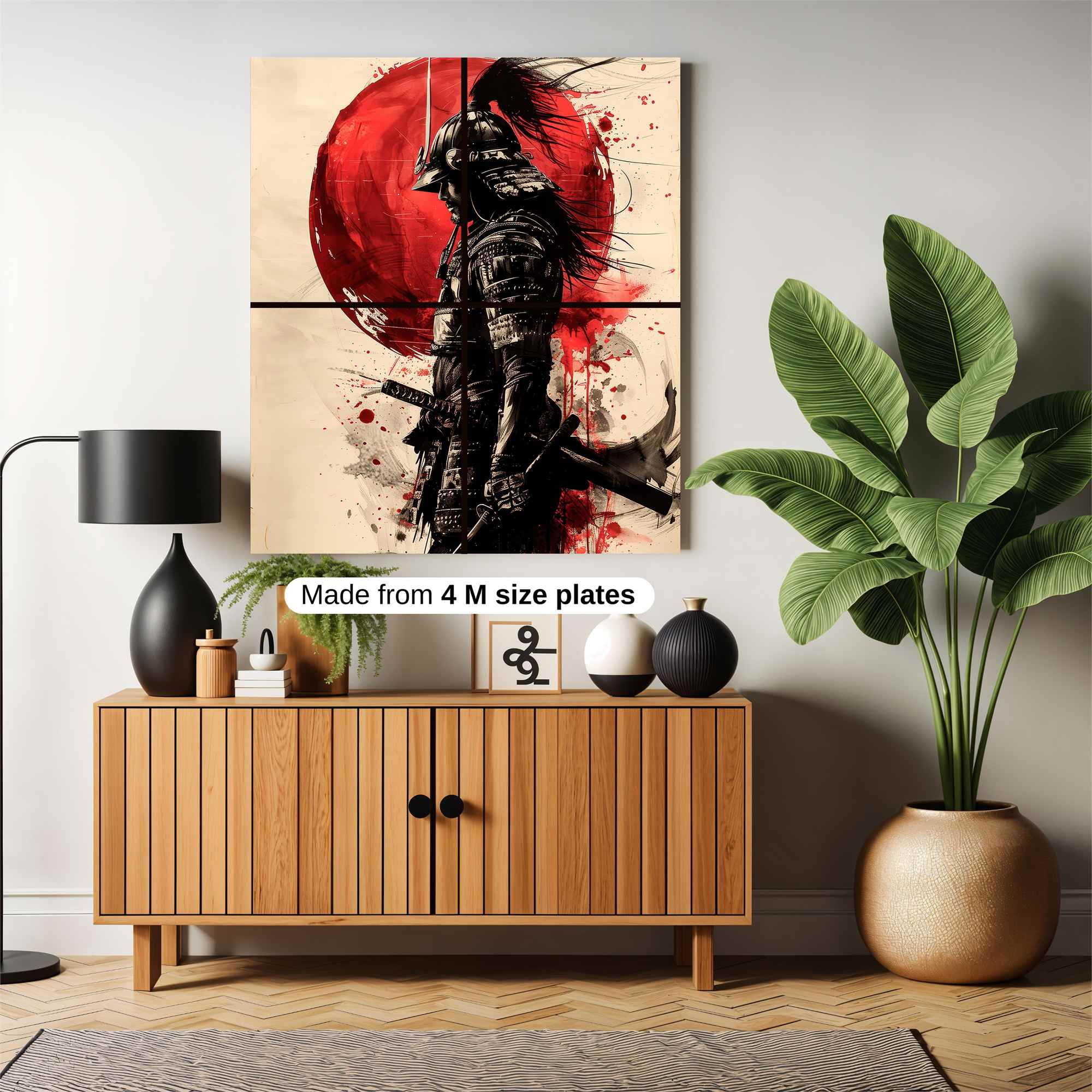 Samurai Dawn Safe Wall Magnetic / M
