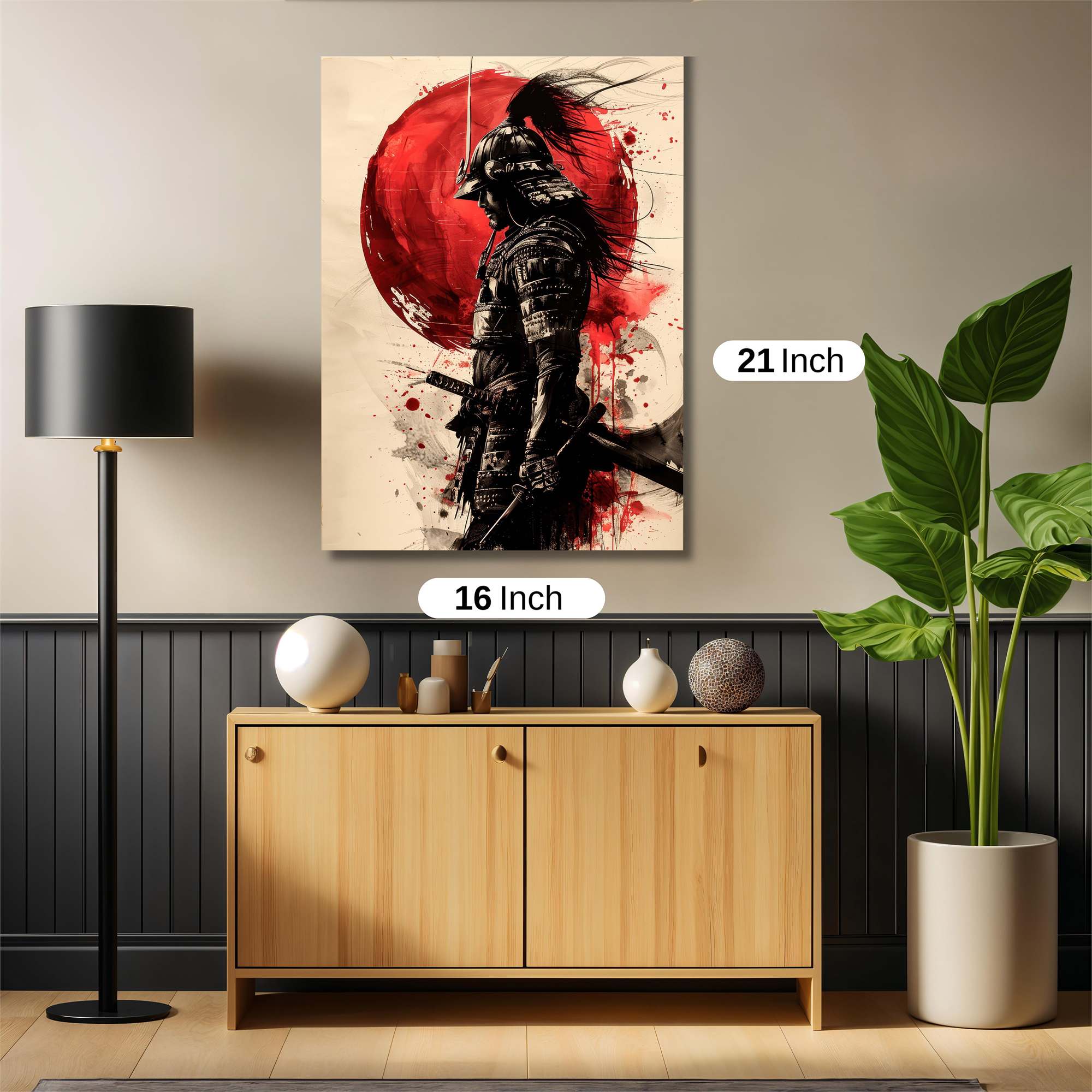 Samurai Dawn Safe Wall Magnetic / M