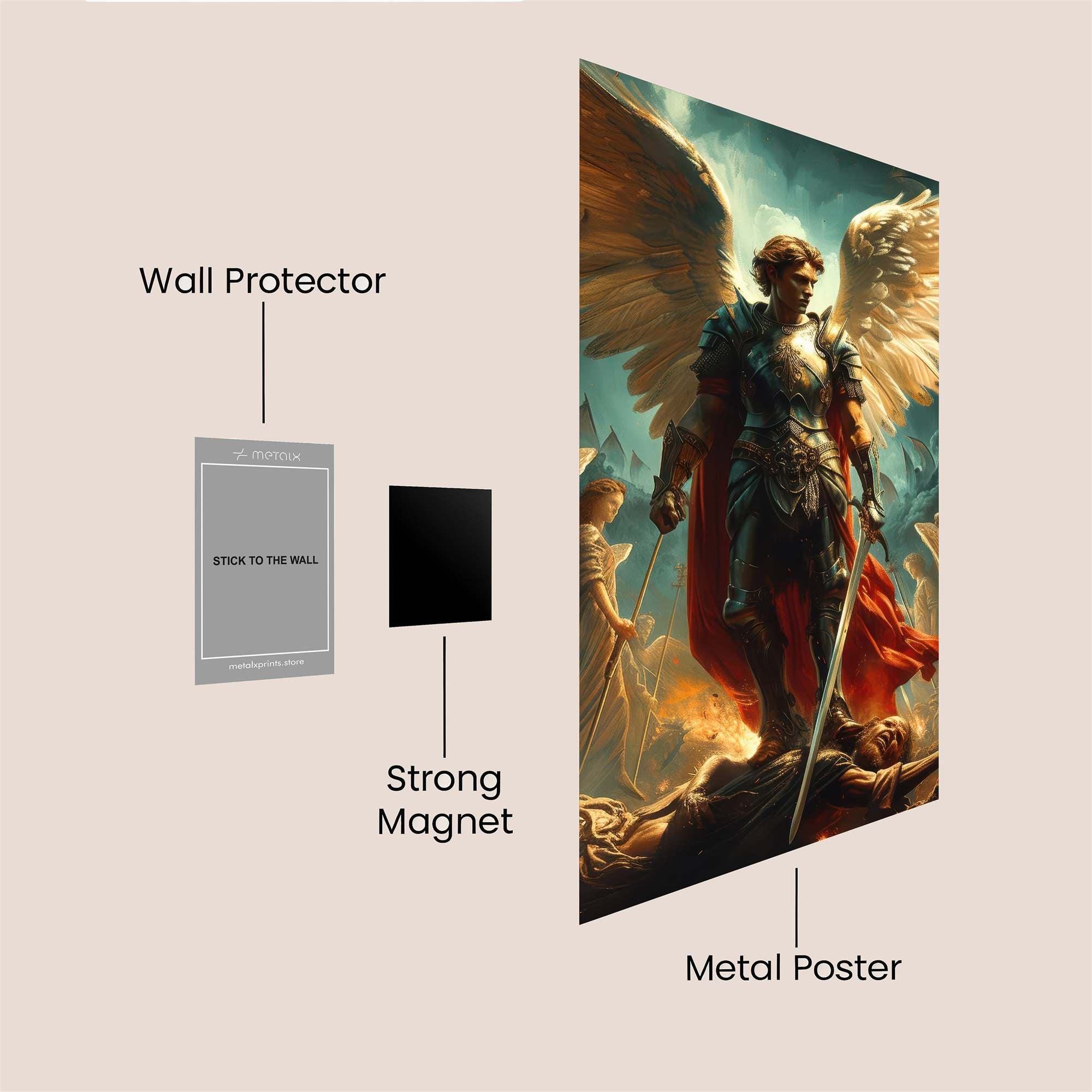 Michael Victorious Safe Wall Magnetic / M