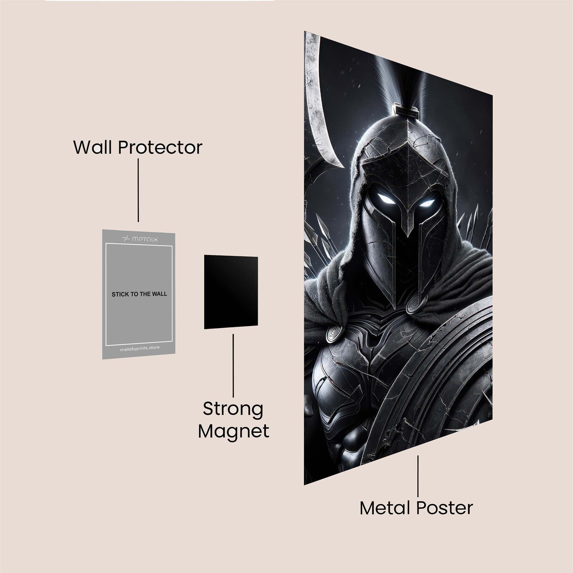Spartan Gloom Safe Wall Magnetic / M
