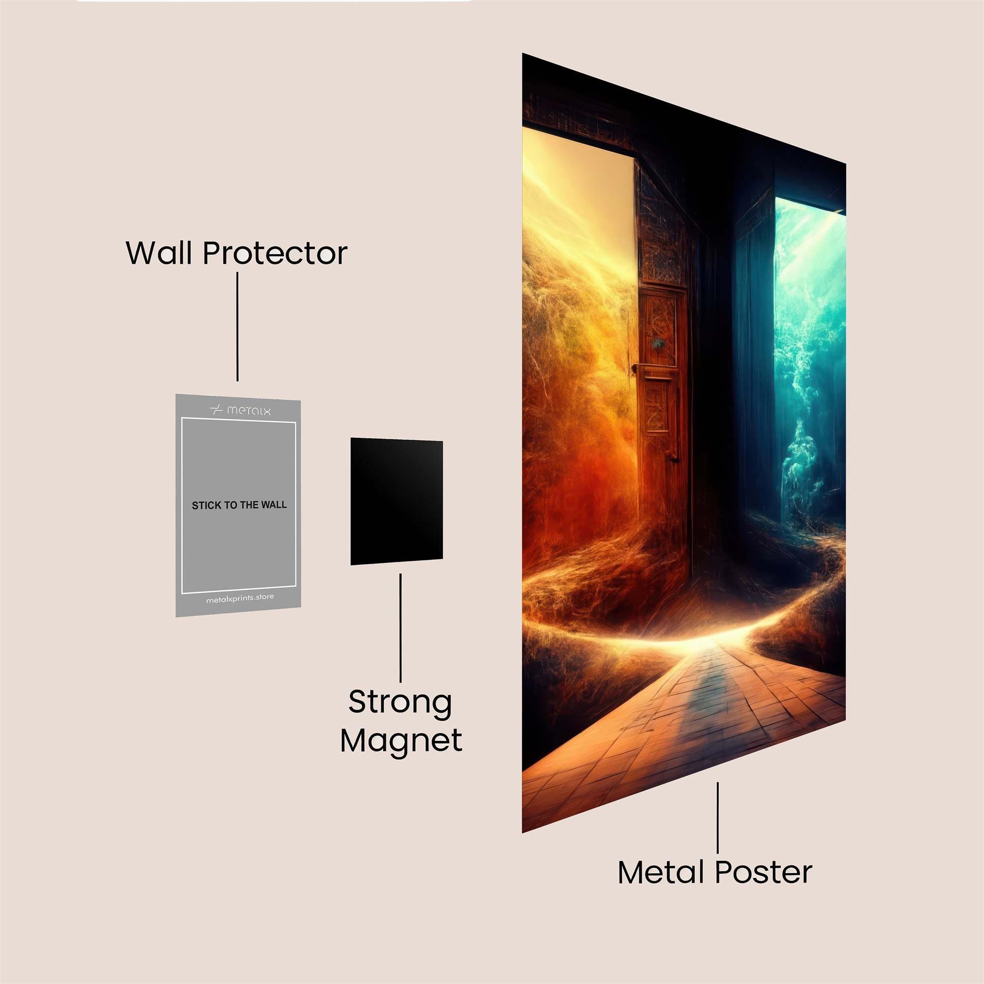 Doors Duality Safe Wall Magnetic / M