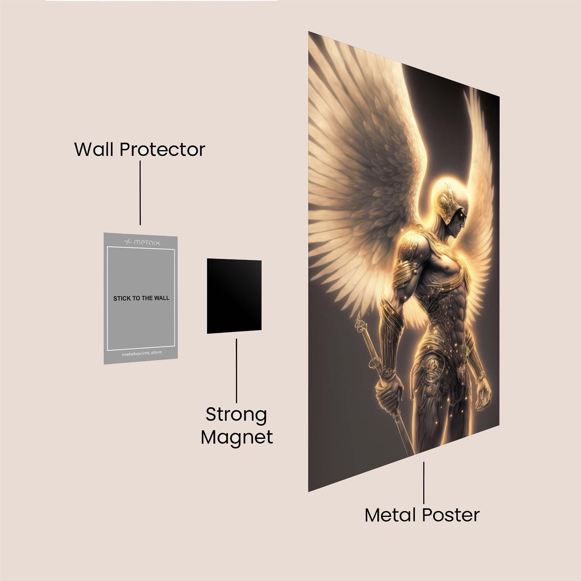Angelic Radiance Safe Wall Magnetic / M
