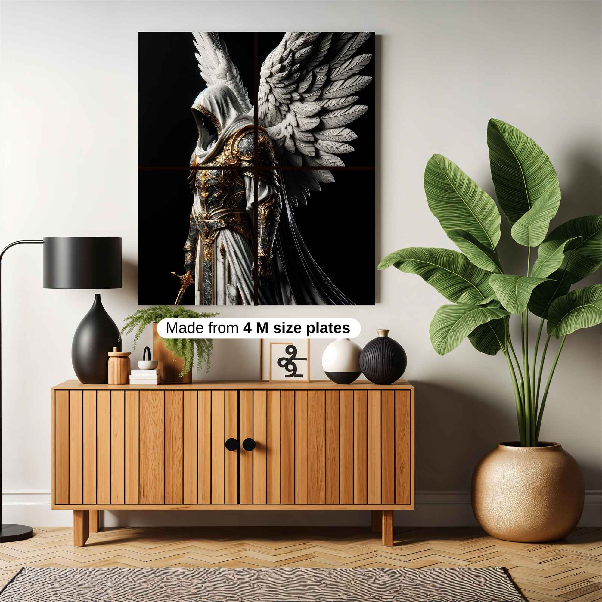 Angelic Sentinel Safe Wall Magnetic / M