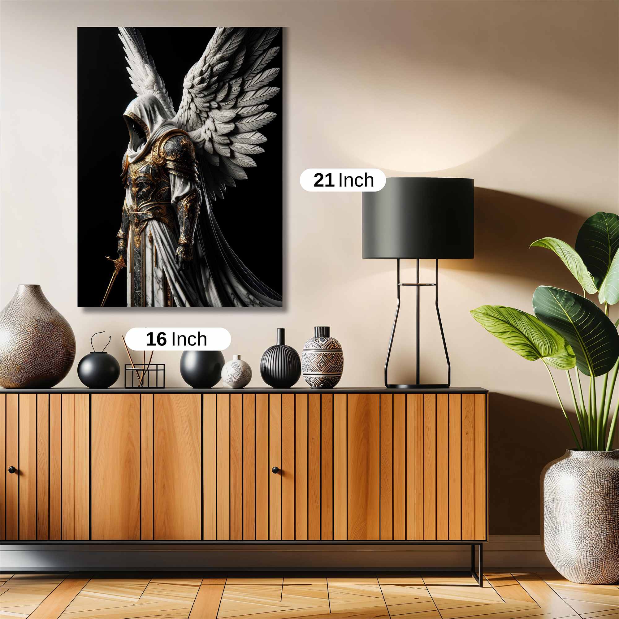 Angelic Sentinel Safe Wall Magnetic / M