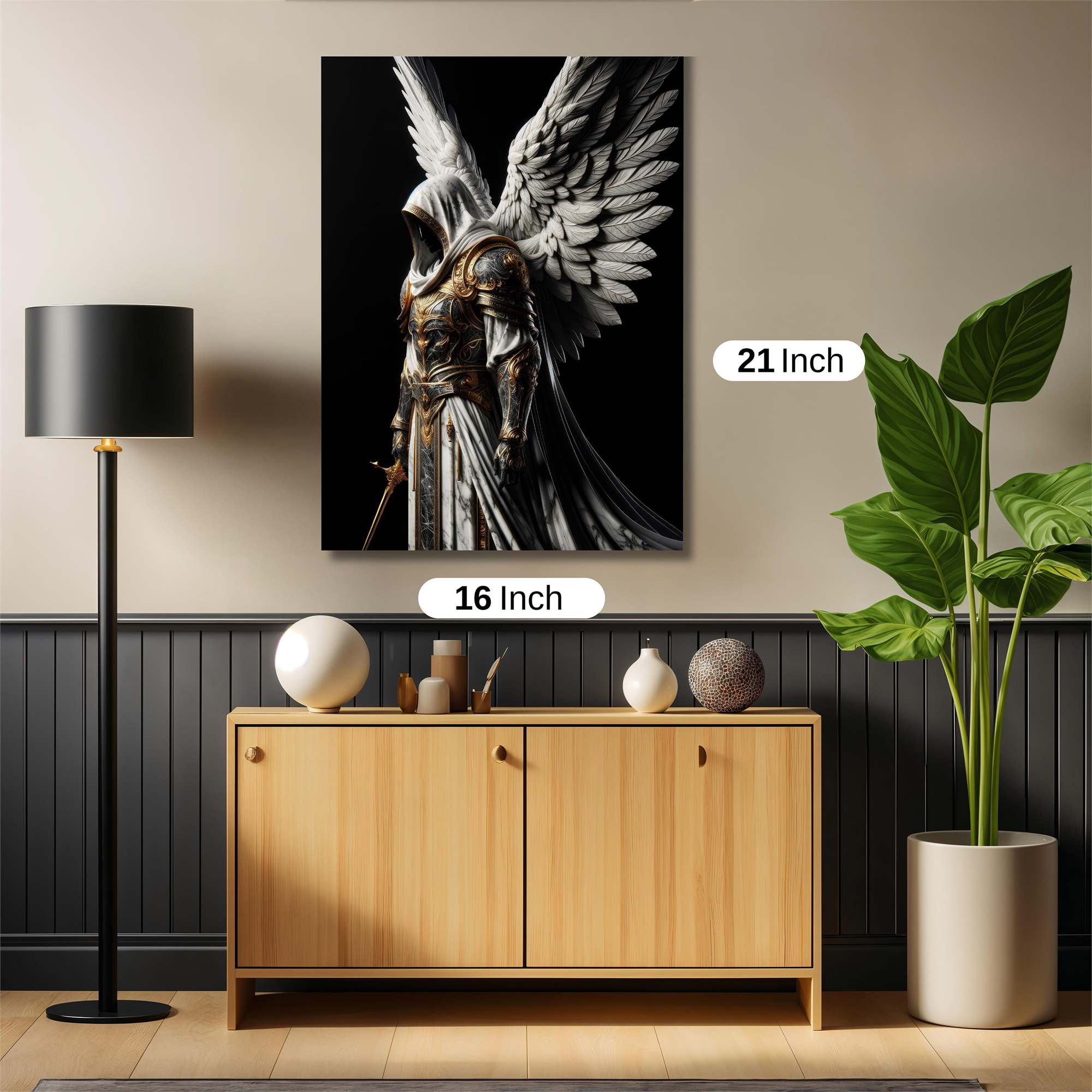 Angelic Sentinel Safe Wall Magnetic / M