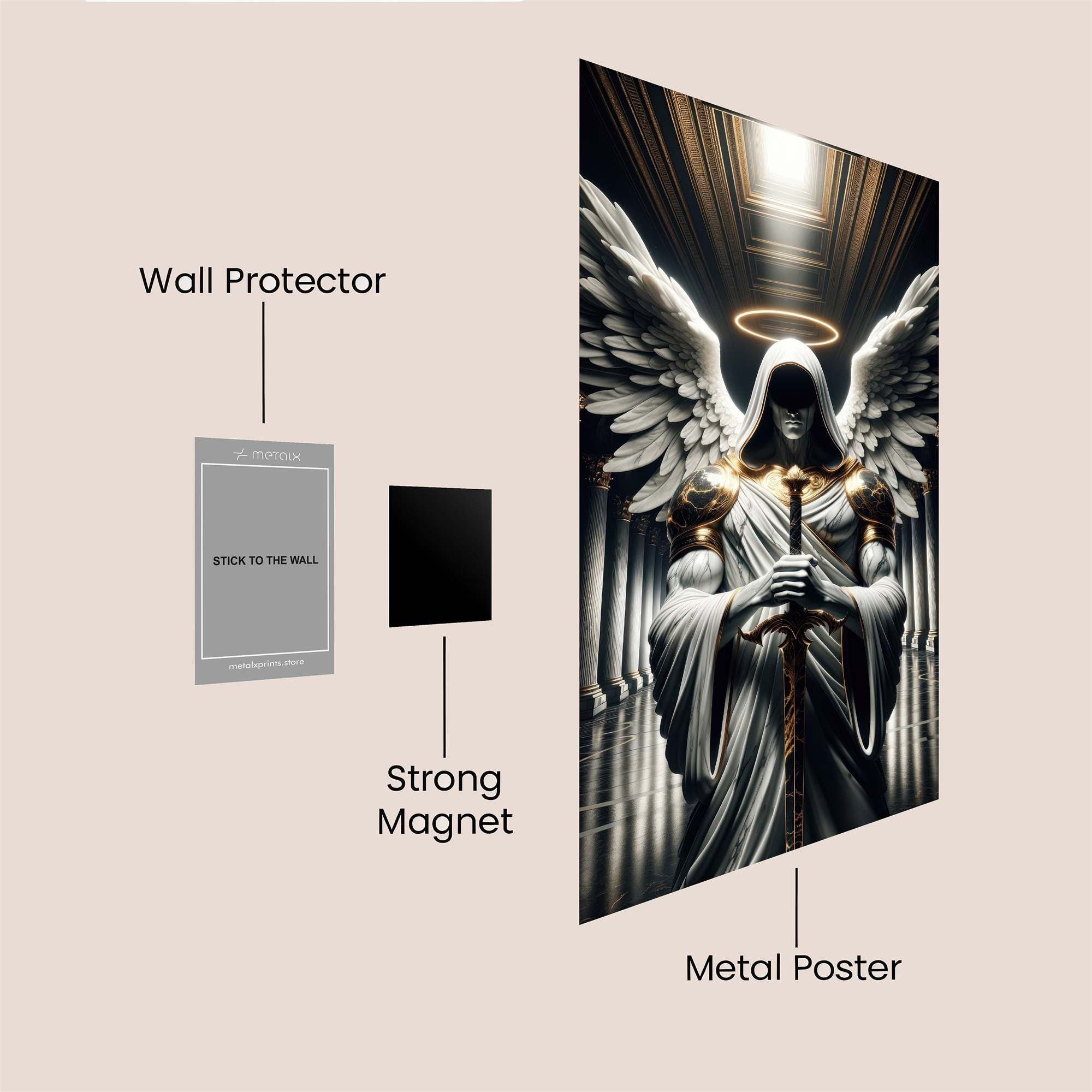 Angelic Vigil Safe Wall Magnetic / M