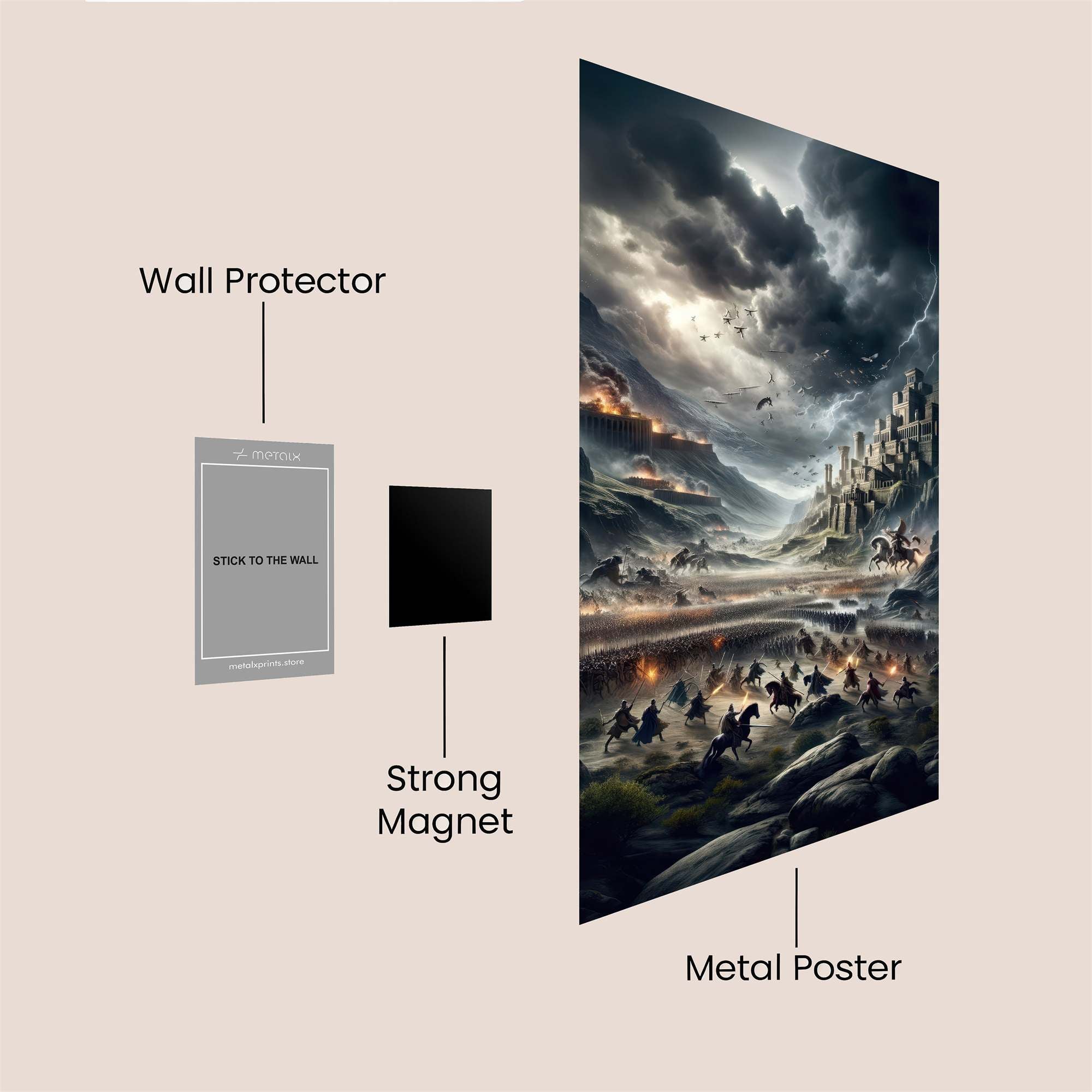 Siege Tempest Safe Wall Magnetic / M
