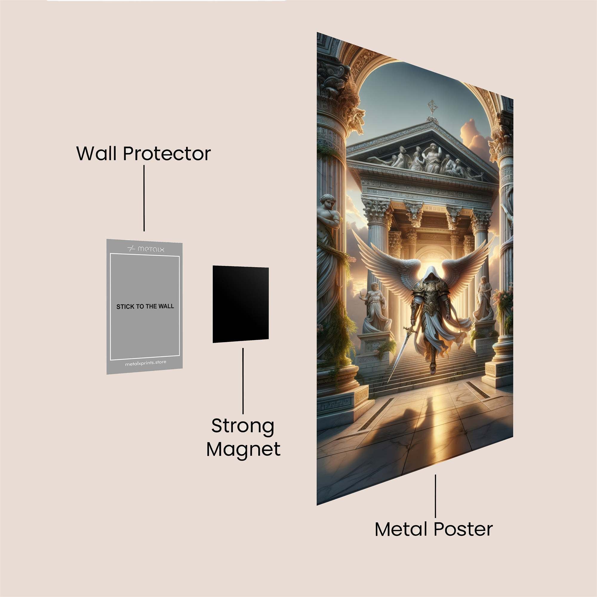 Archangel Ascends Safe Wall Magnetic / M