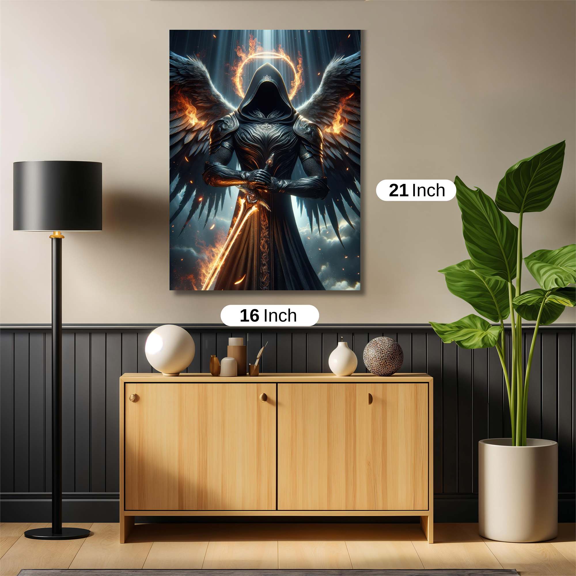 Angel Blaze Safe Wall Magnetic / M