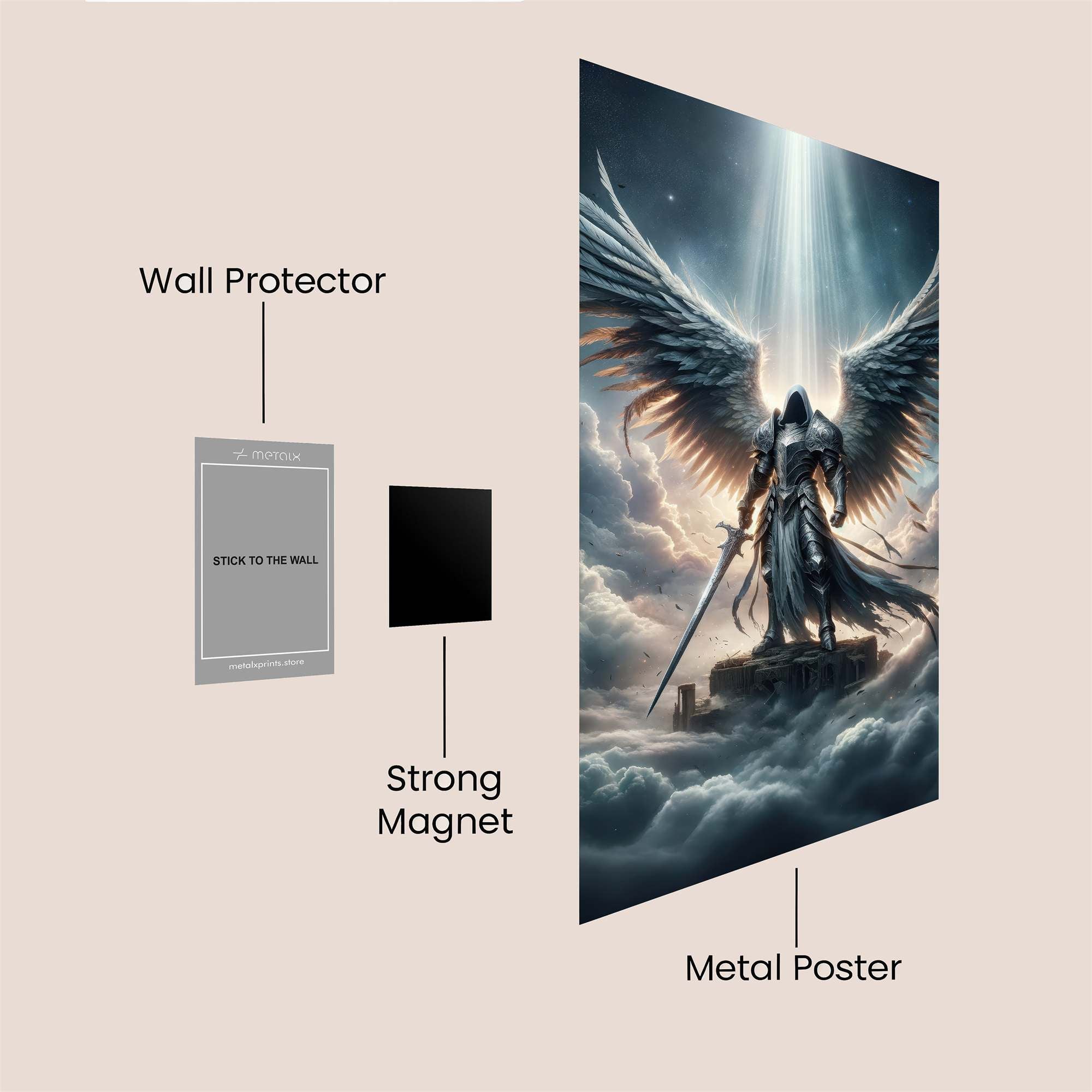 Angel Ascent Safe Wall Magnetic / M