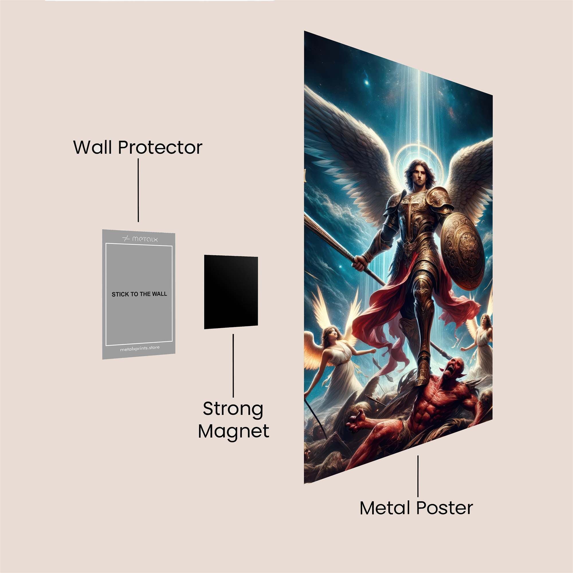 Michael Triumphant Safe Wall Magnetic / M