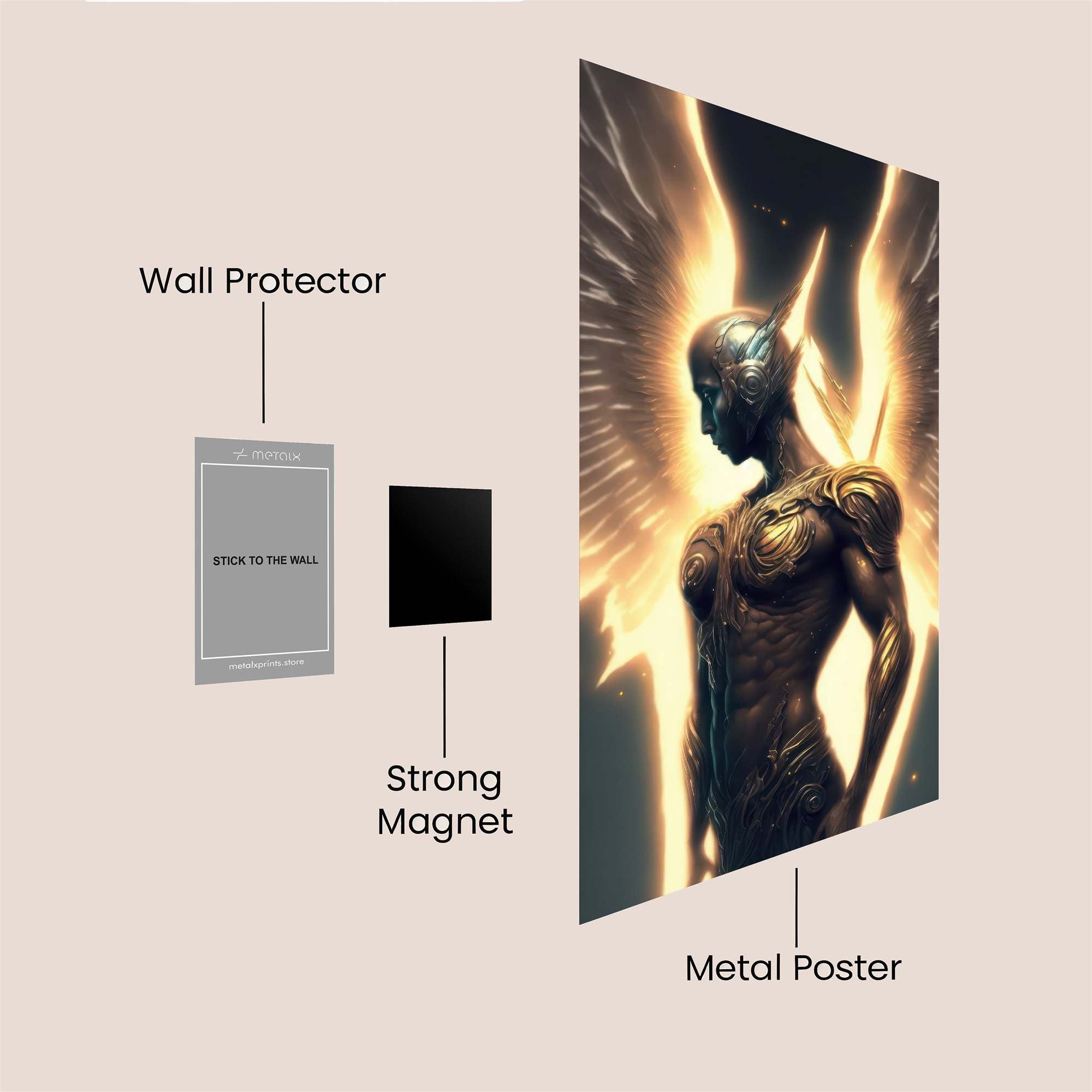Angelic Radiance Safe Wall Magnetic / M
