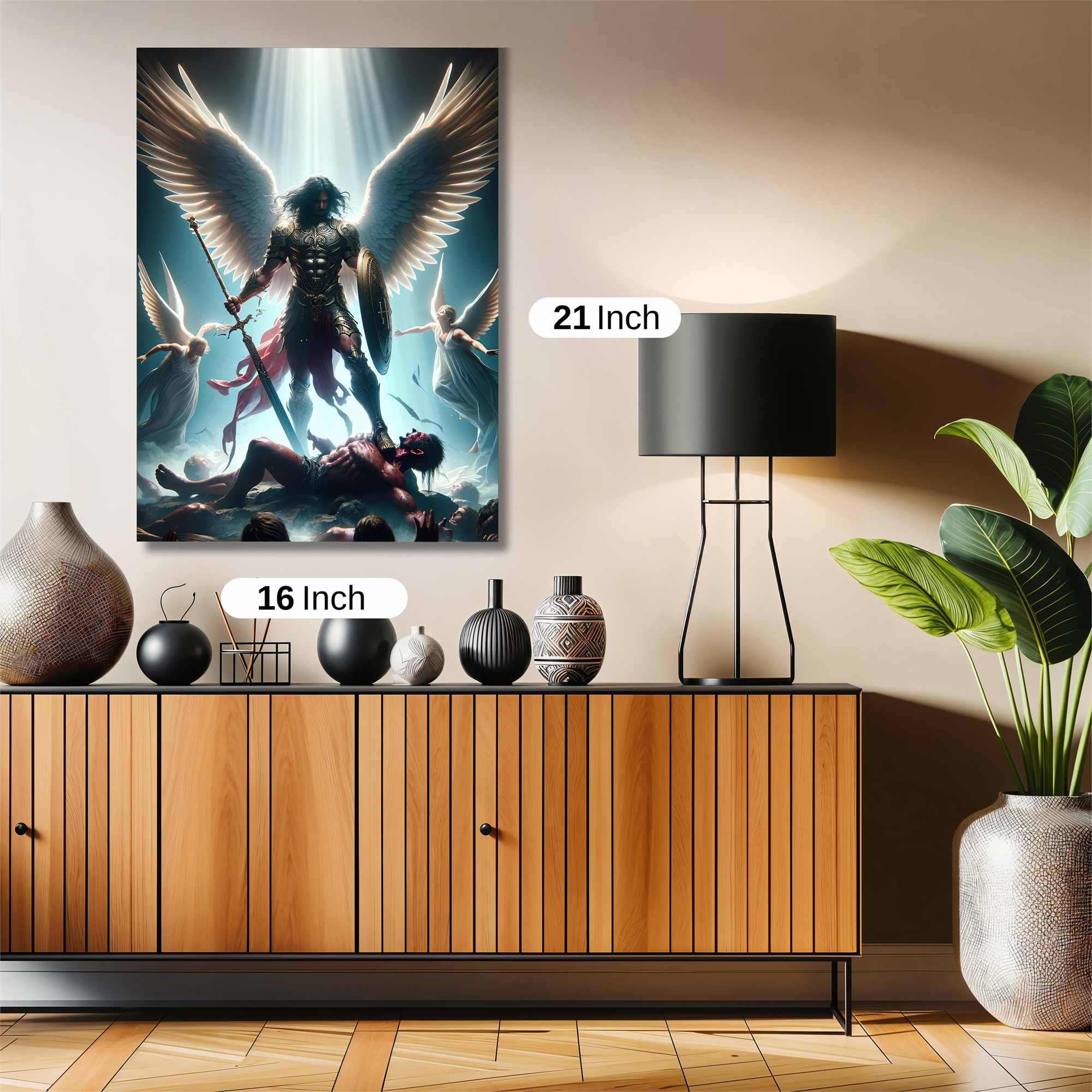 Archangel Triumphant Safe Wall Magnetic / M