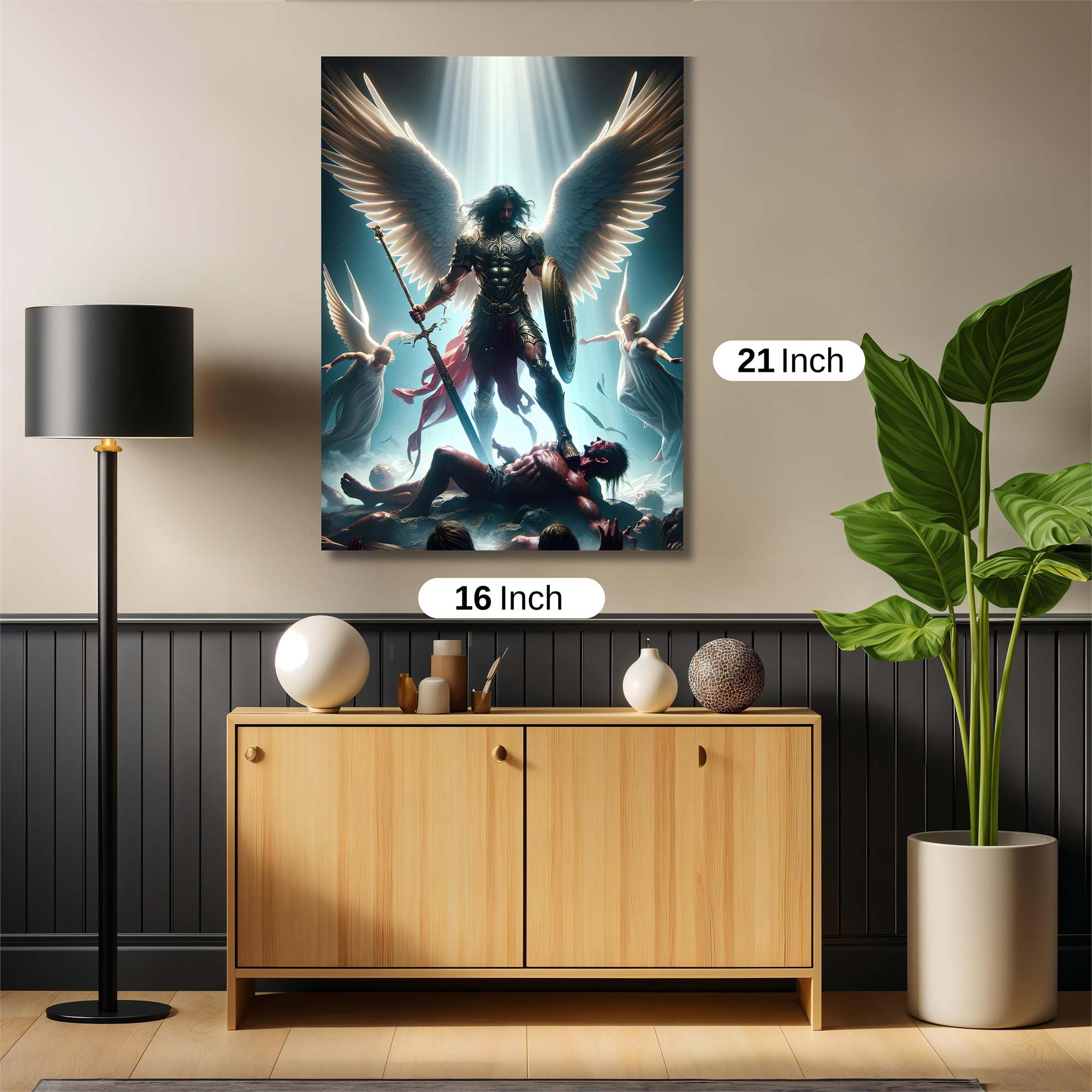 Archangel Triumphant Safe Wall Magnetic / M