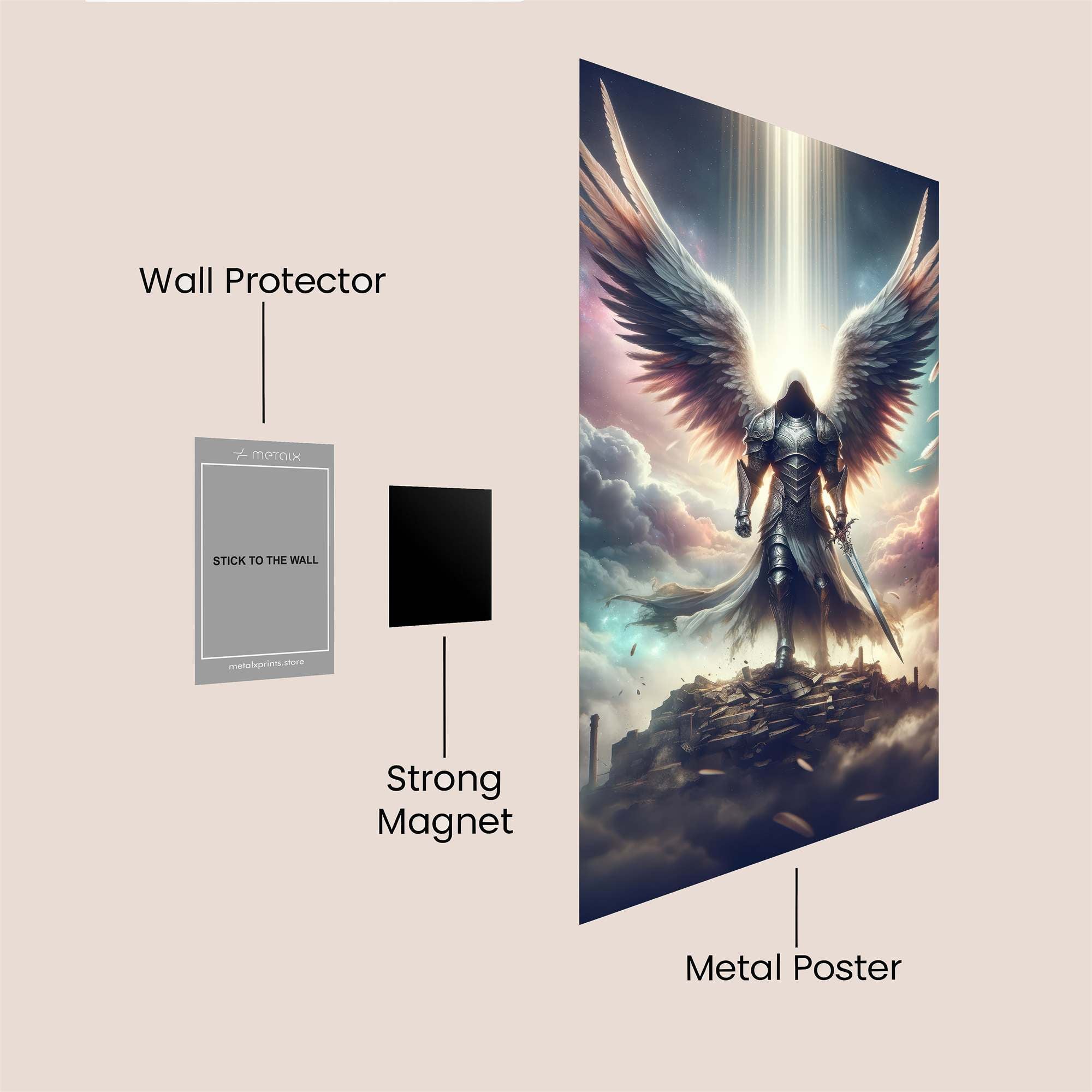 Archangel Radiant Safe Wall Magnetic / M