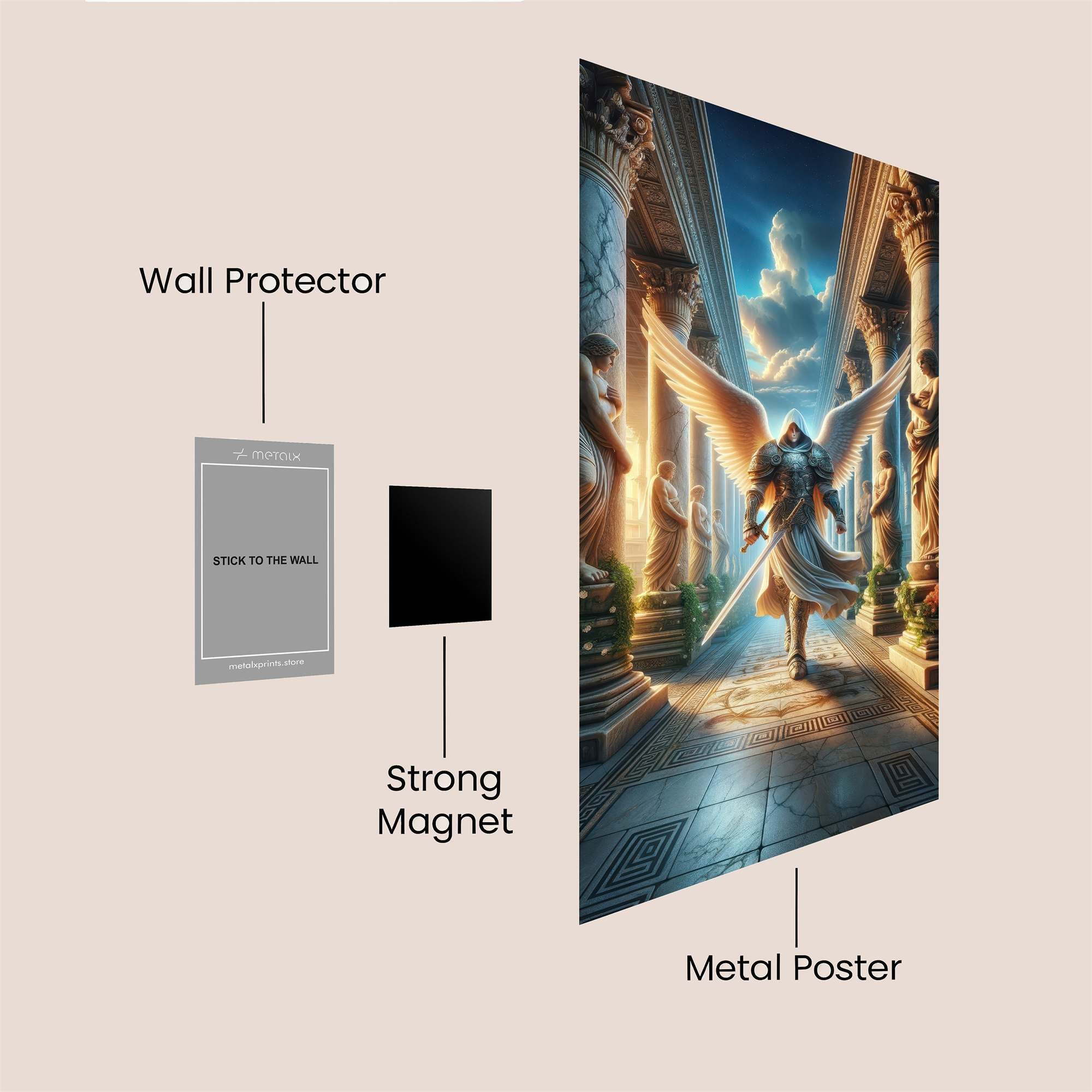 Archangel Serenity Safe Wall Magnetic / M