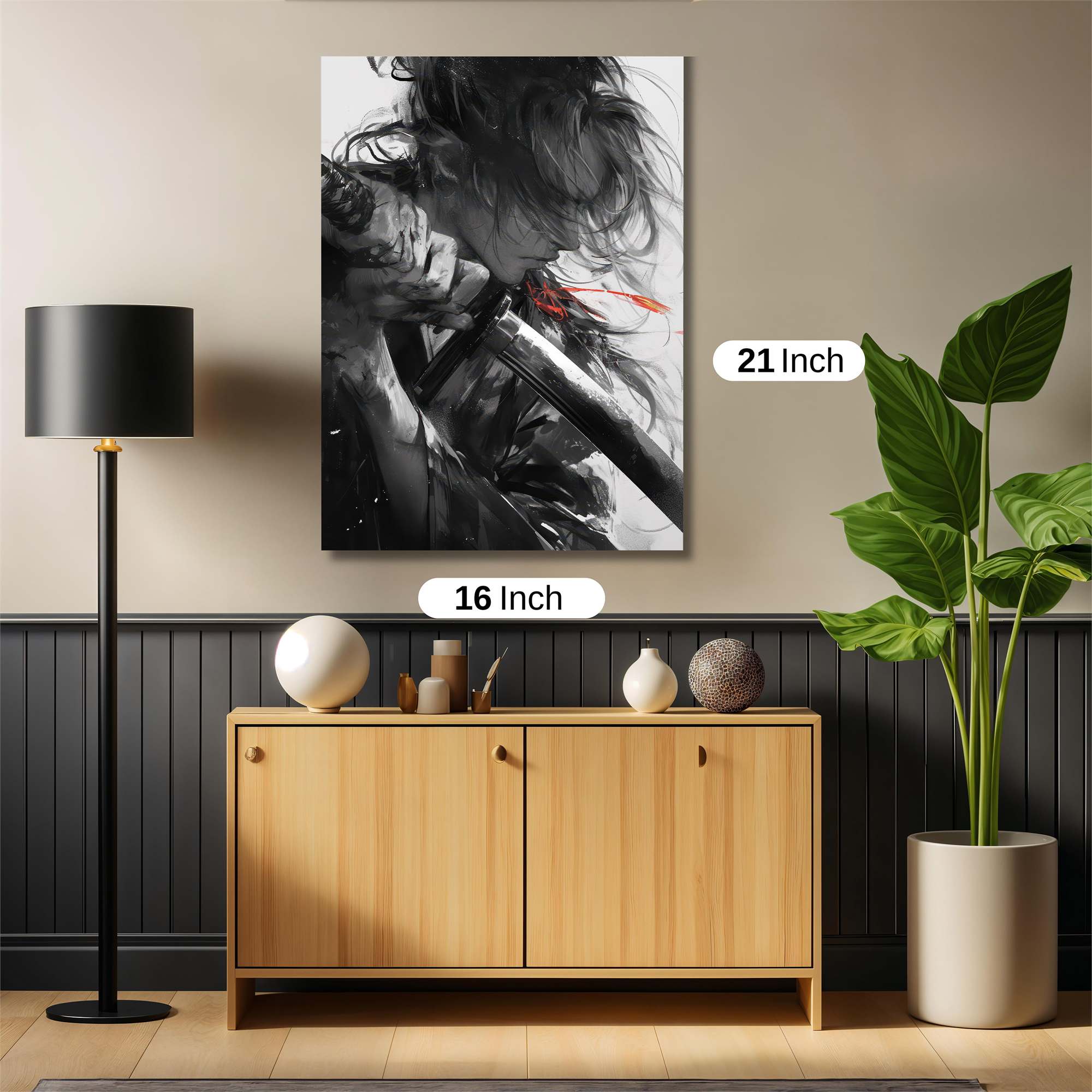 Samurai Resolve Safe Wall Magnetic / M