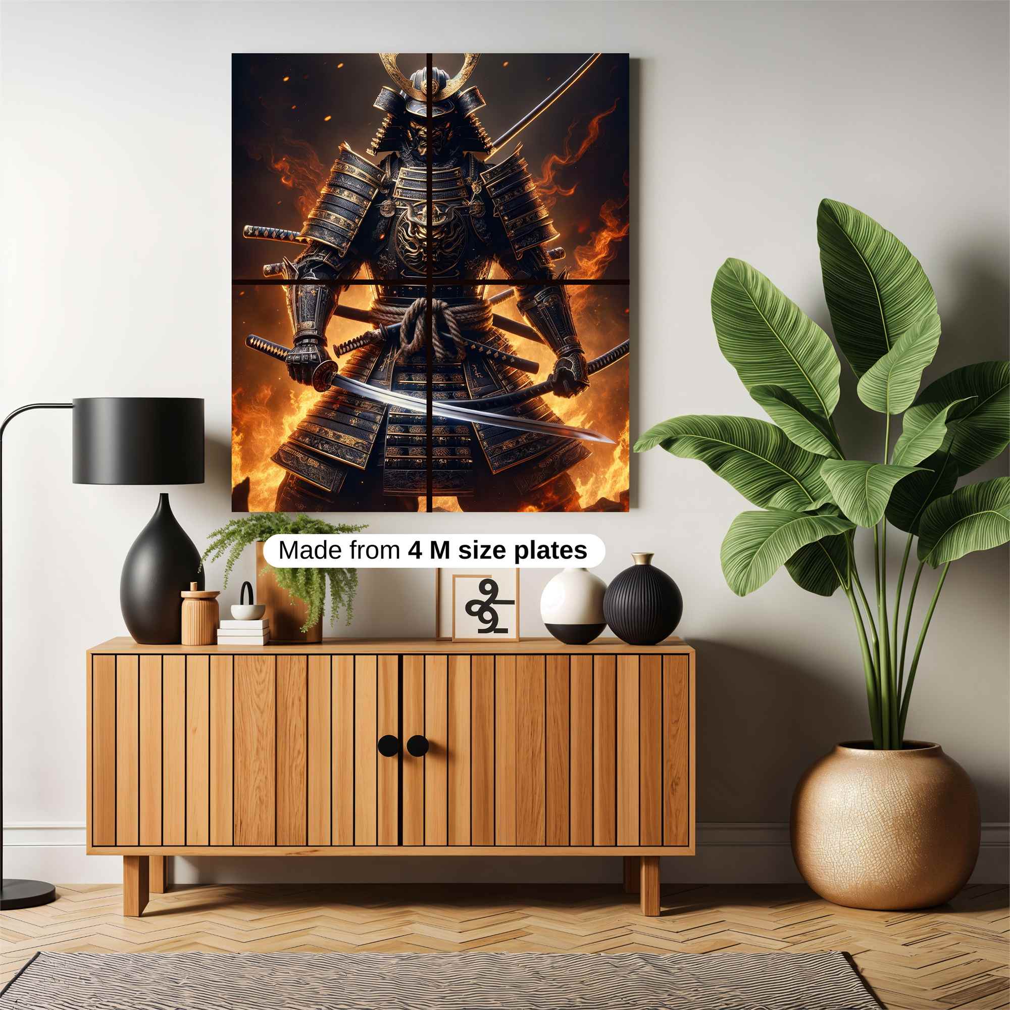 Samurai Inferno Safe Wall Magnetic / M