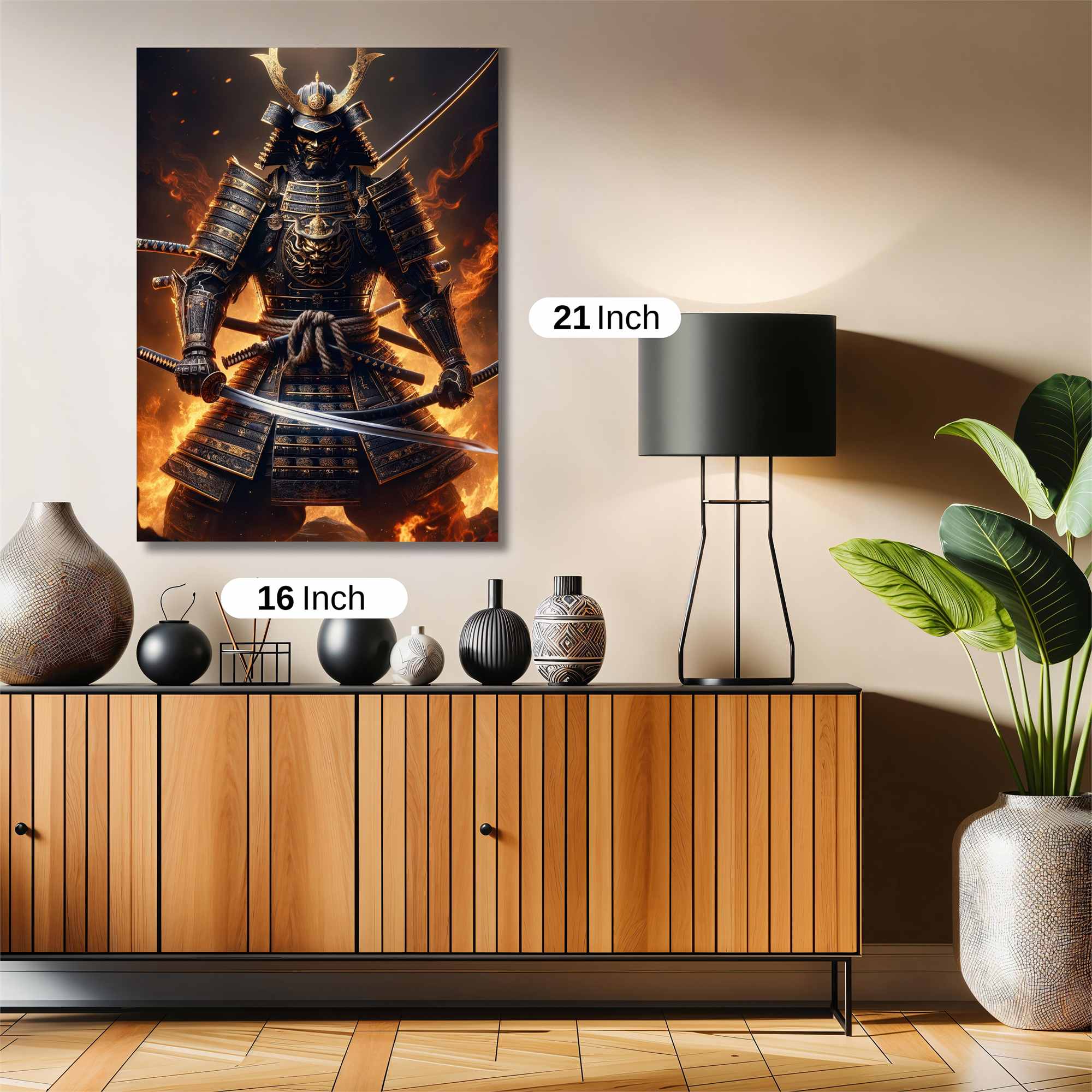Samurai Inferno Safe Wall Magnetic / M