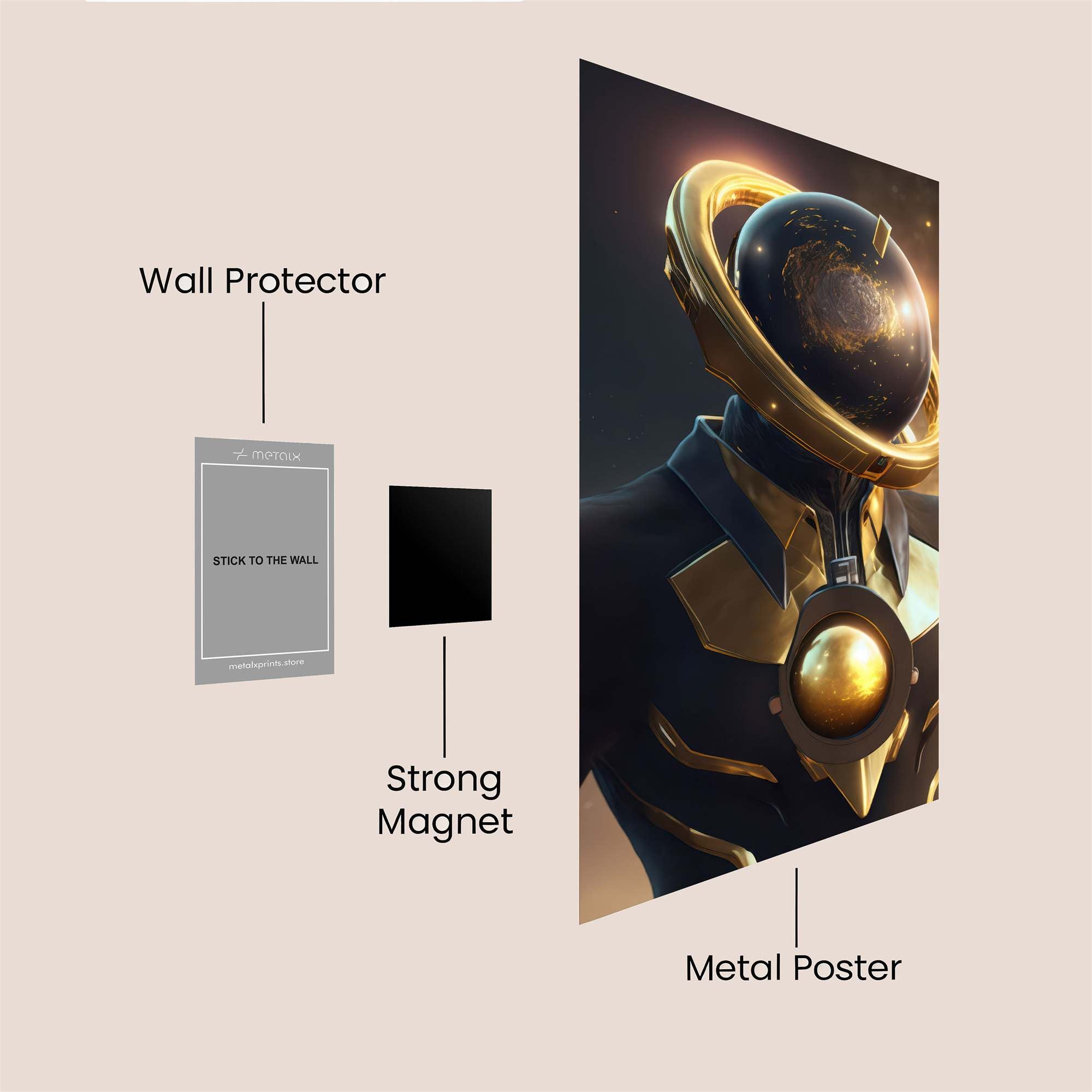 Galactic Majesty Safe Wall Magnetic / M