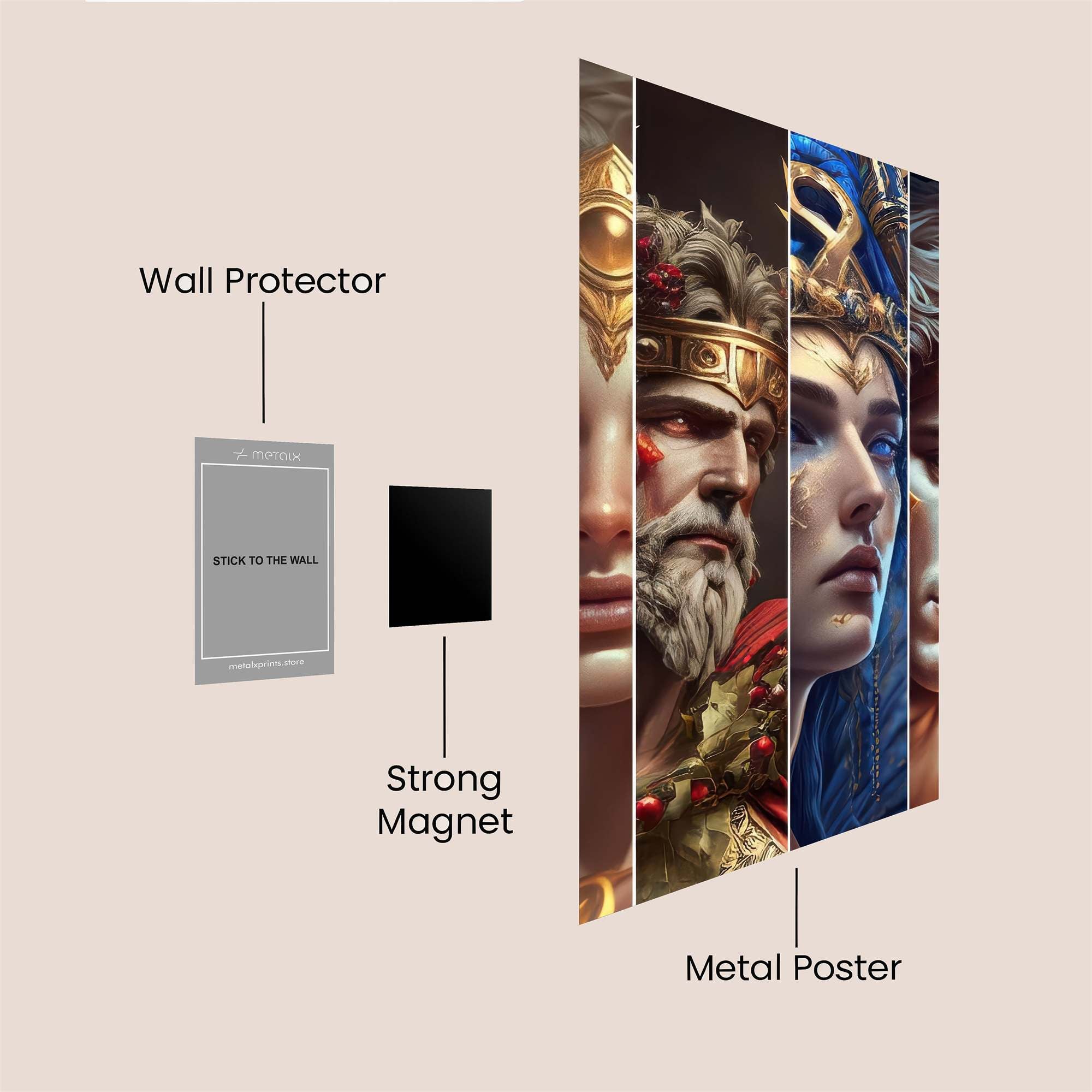 Gods Majestic Safe Wall Magnetic / M