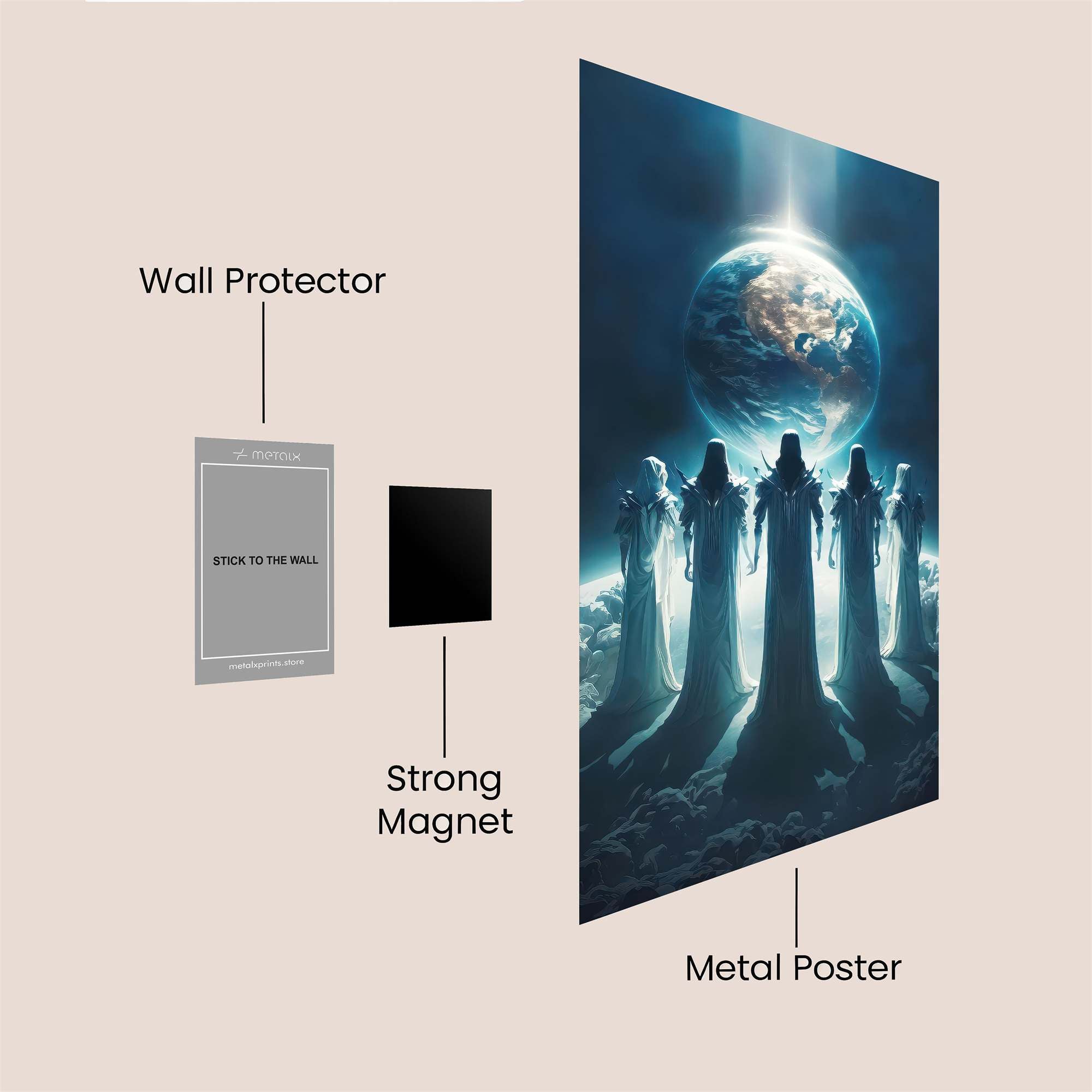 Guardians Serene Safe Wall Magnetic / M