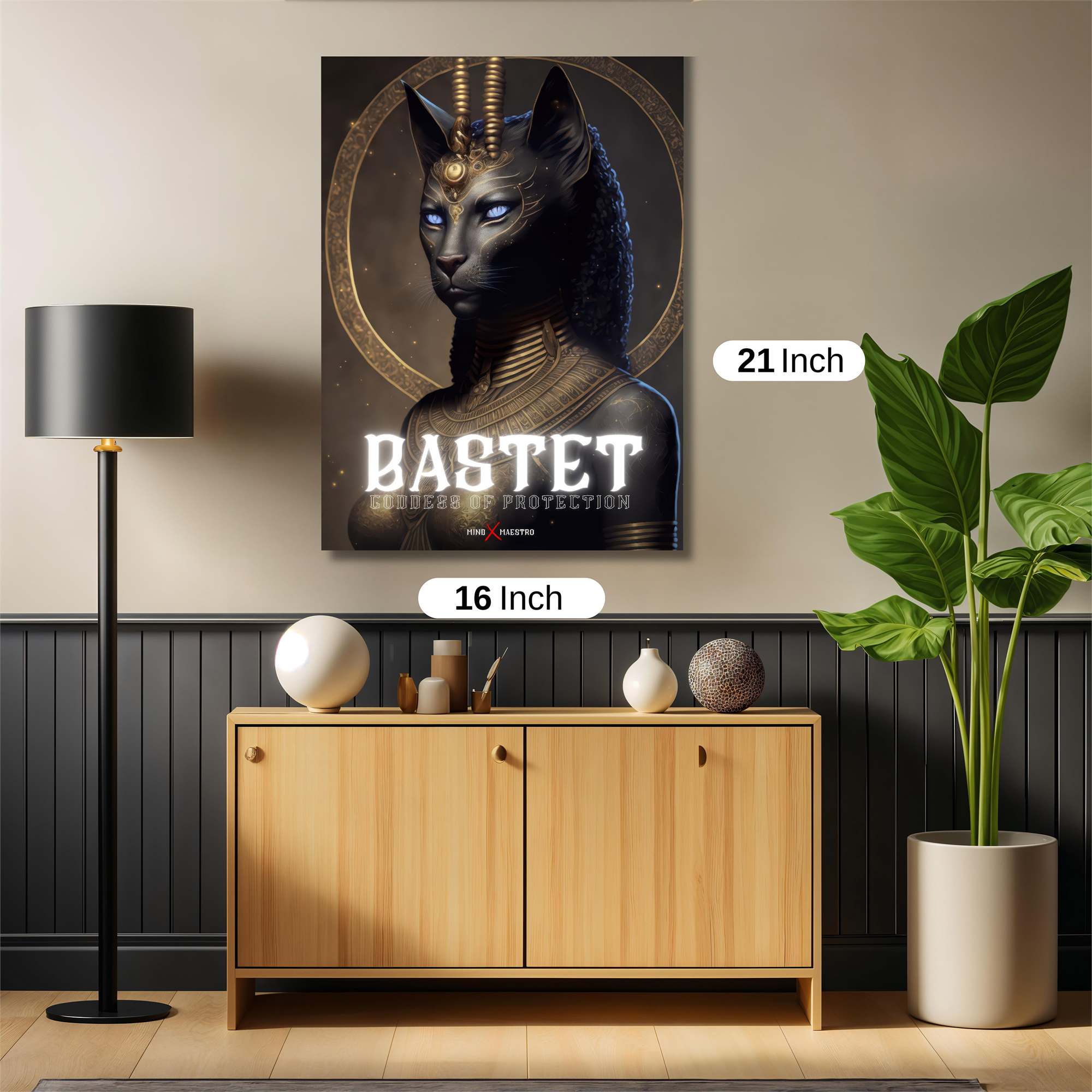 Bastet Enigmatic Safe Wall Magnetic / M