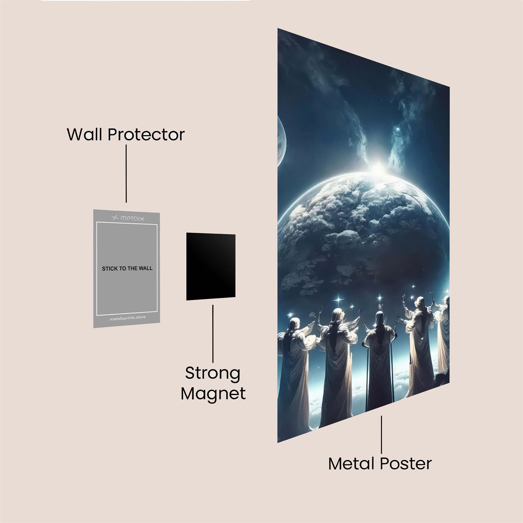 Celestial Harmony Safe Wall Magnetic / M
