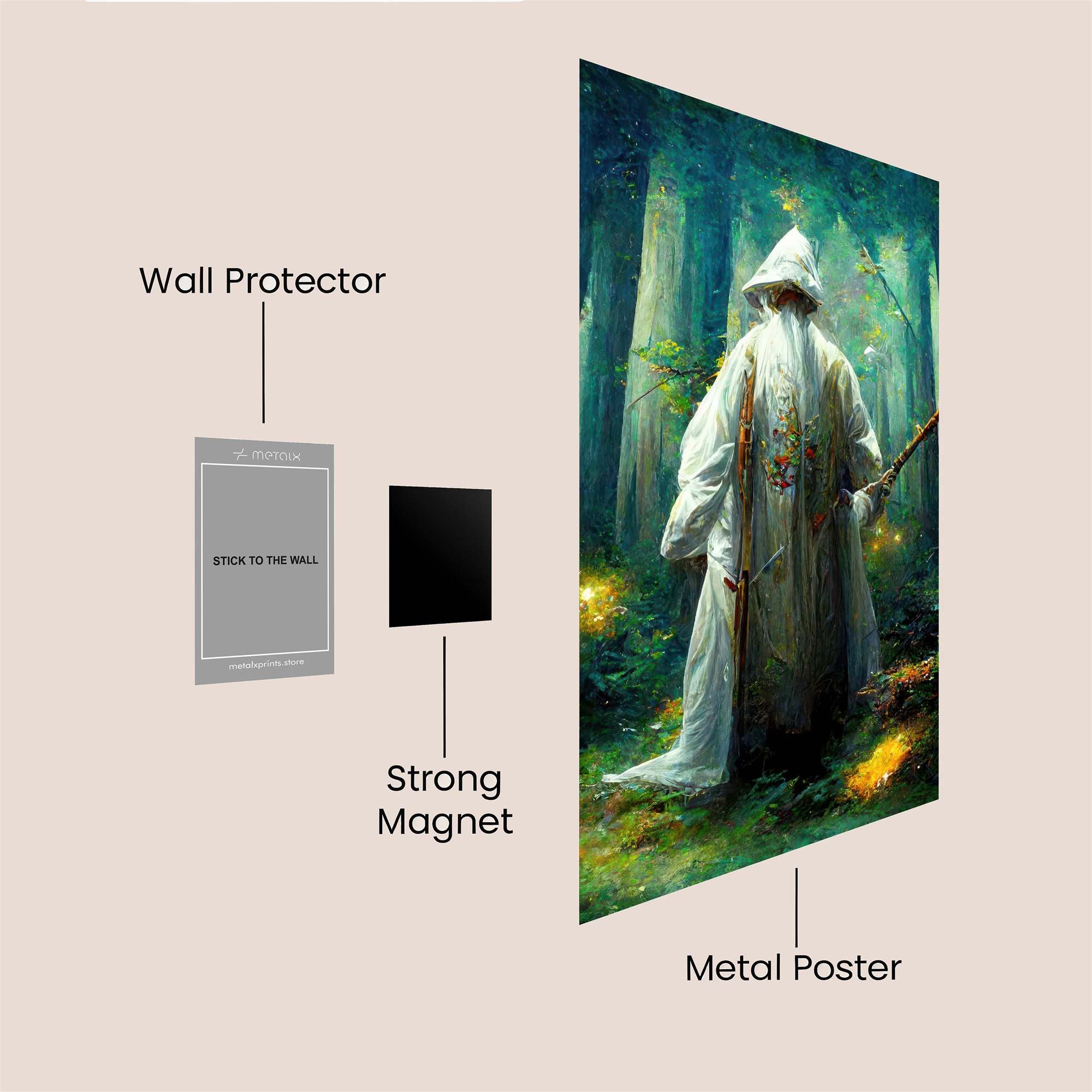 Wizard Enigma Safe Wall Magnetic / M