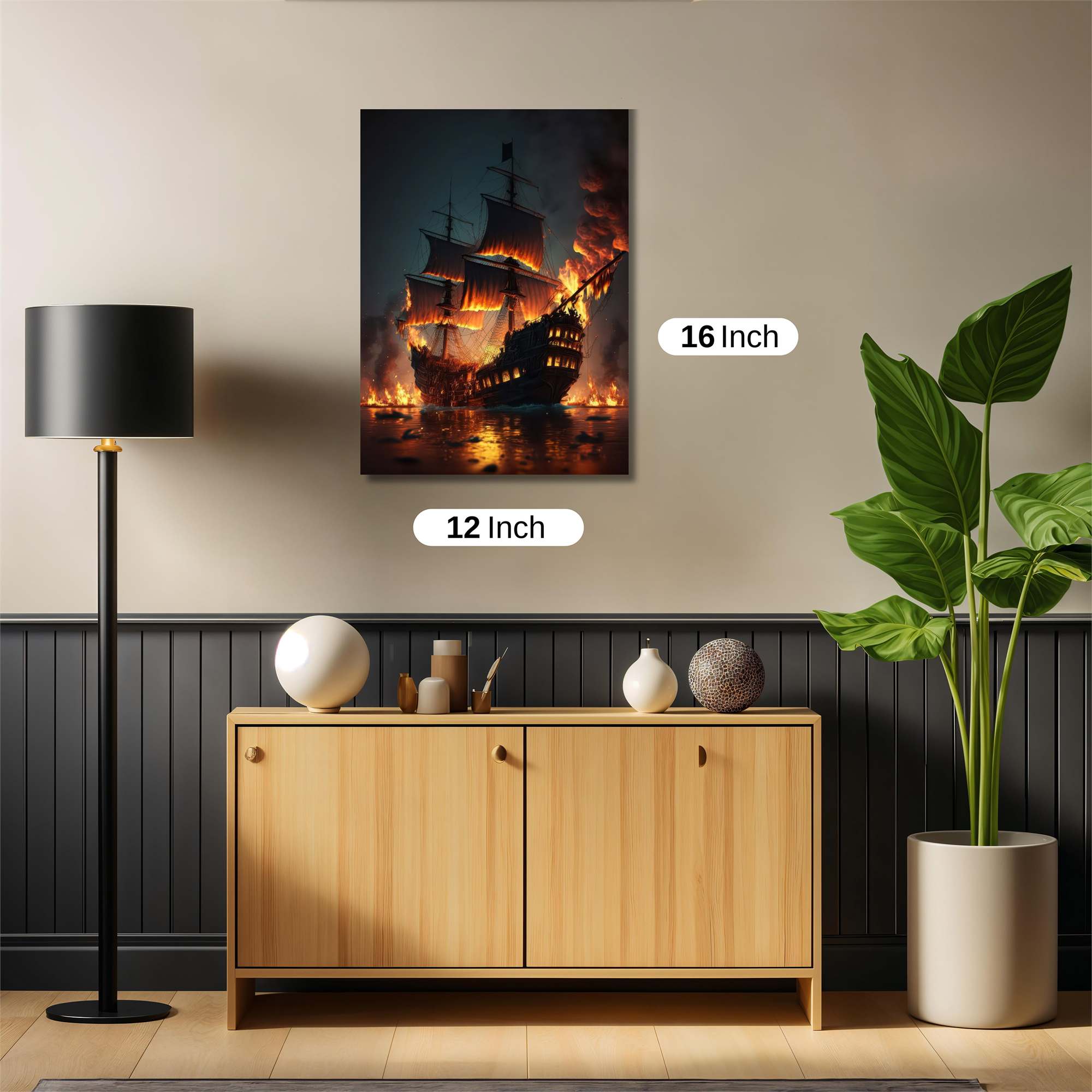 Inferno Ship Safe Wall Magnetic / M