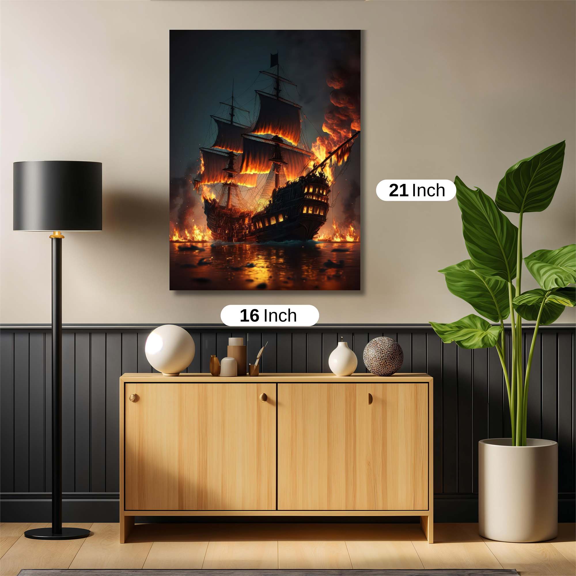 Inferno Ship Safe Wall Magnetic / M