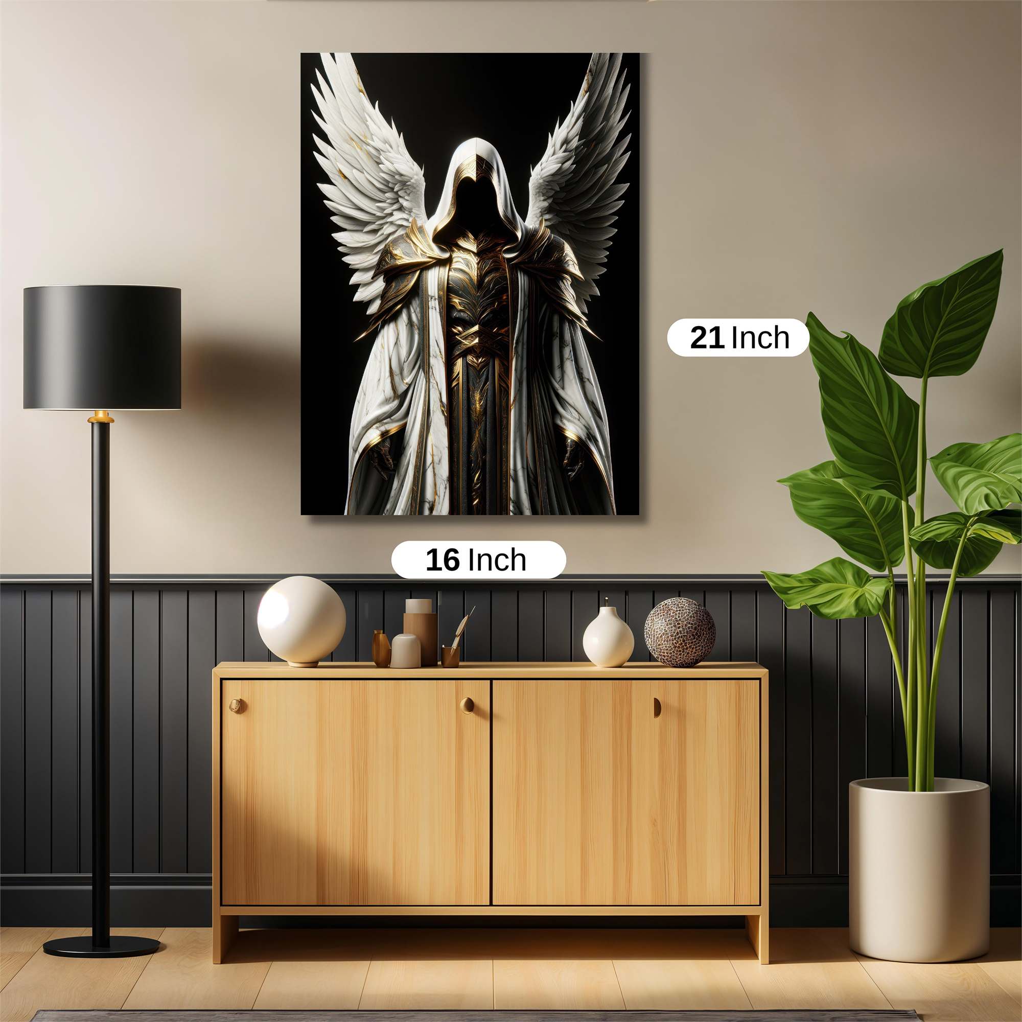 Angel Sombre Safe Wall Magnetic / M
