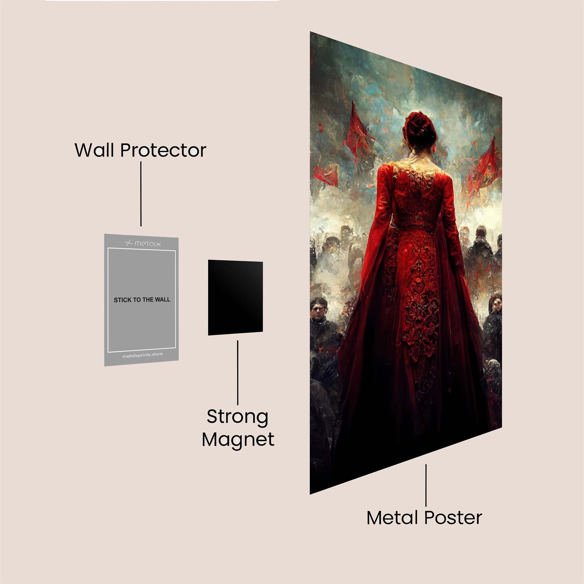 Queen Resolute Safe Wall Magnetic / M