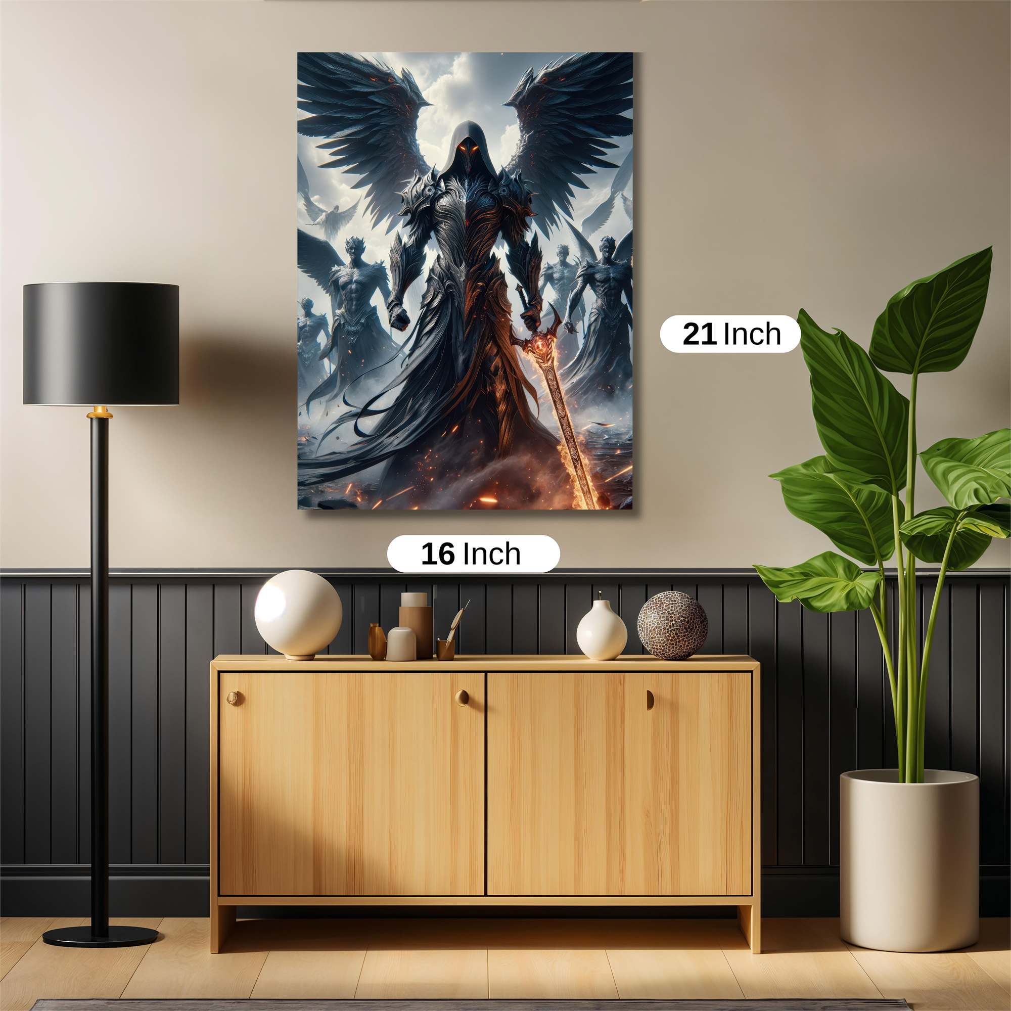 Angel Fury Safe Wall Magnetic / M