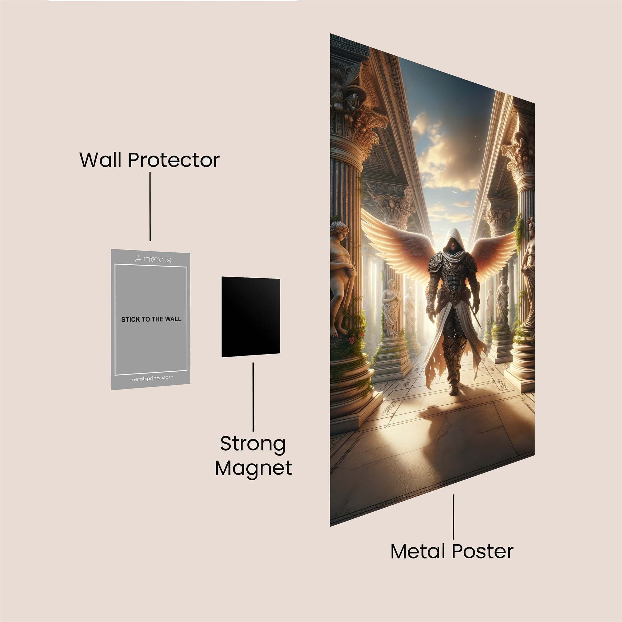 Angelic Ascent Safe Wall Magnetic / M
