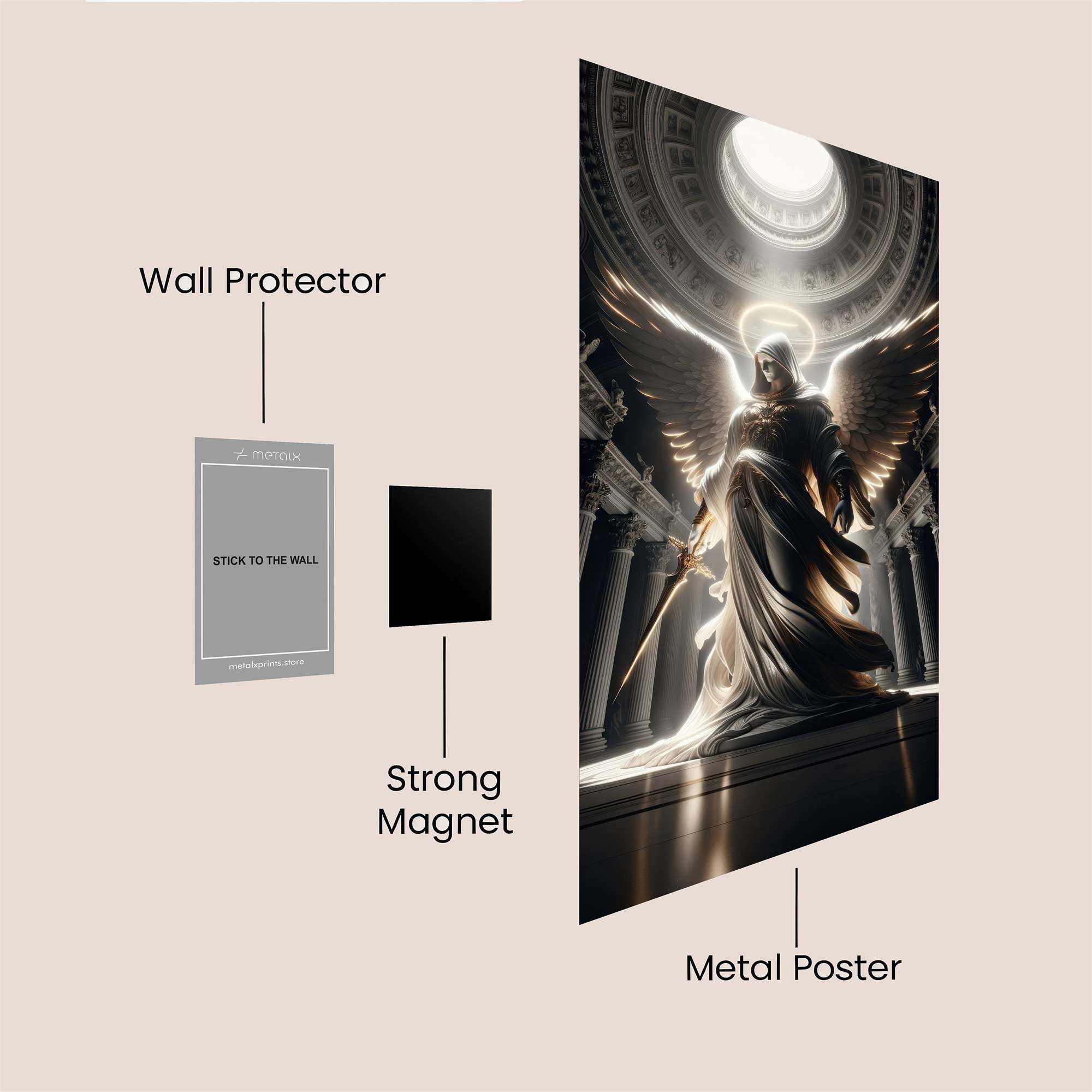Angel Radiant Safe Wall Magnetic / M