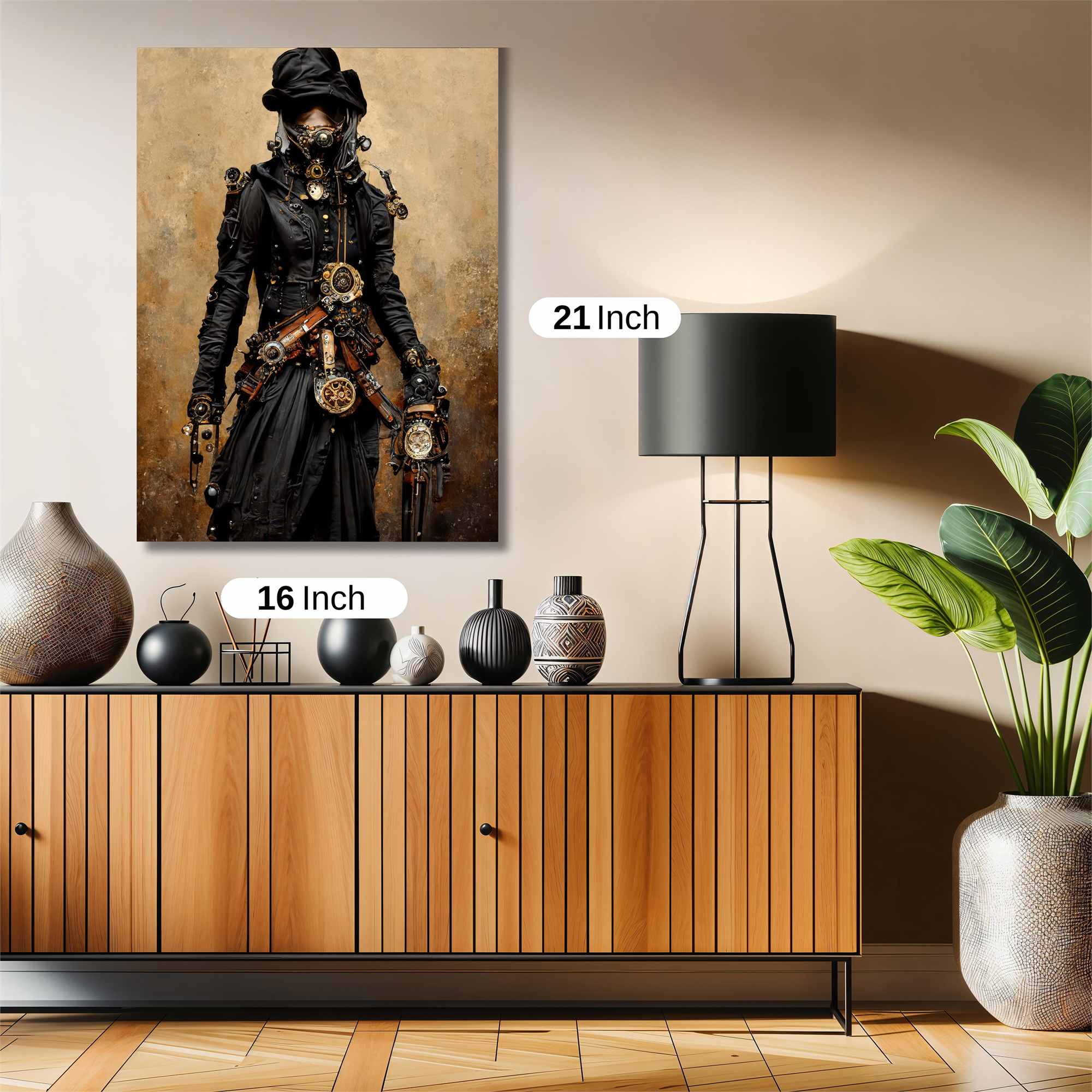 Steampunk Enigma Safe Wall Magnetic / M
