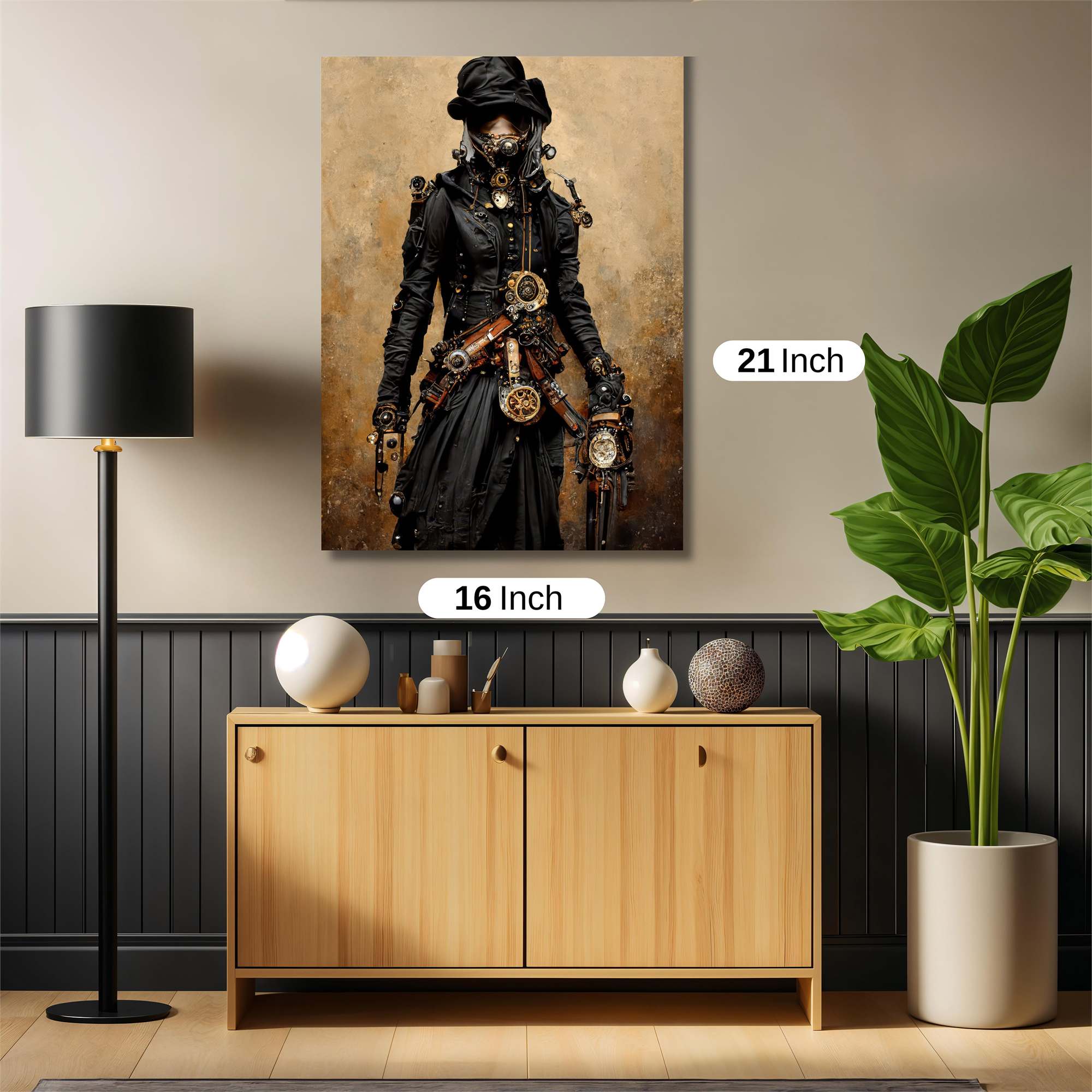 Steampunk Enigma Safe Wall Magnetic / M