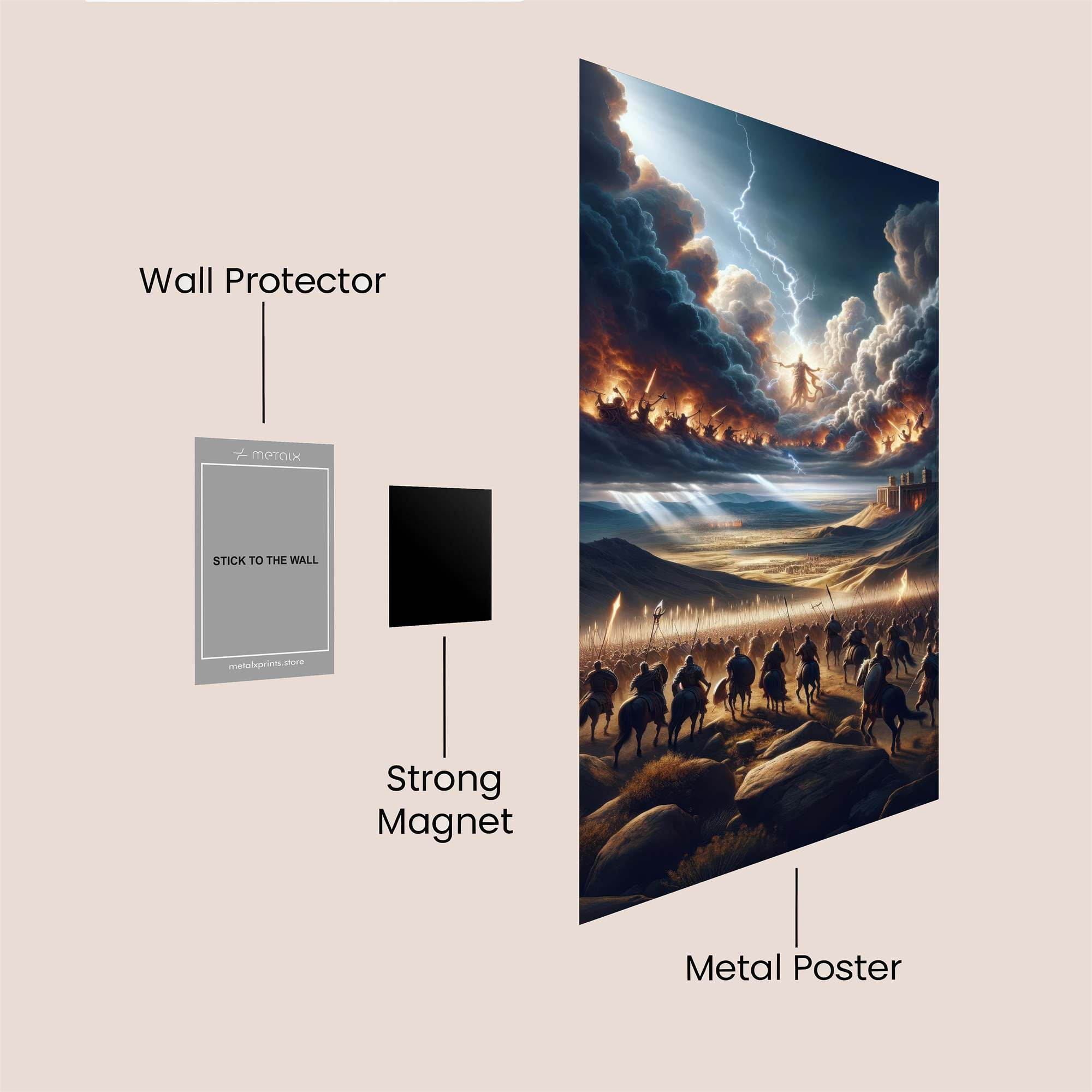 Apocalyptic Descent Safe Wall Magnetic / M