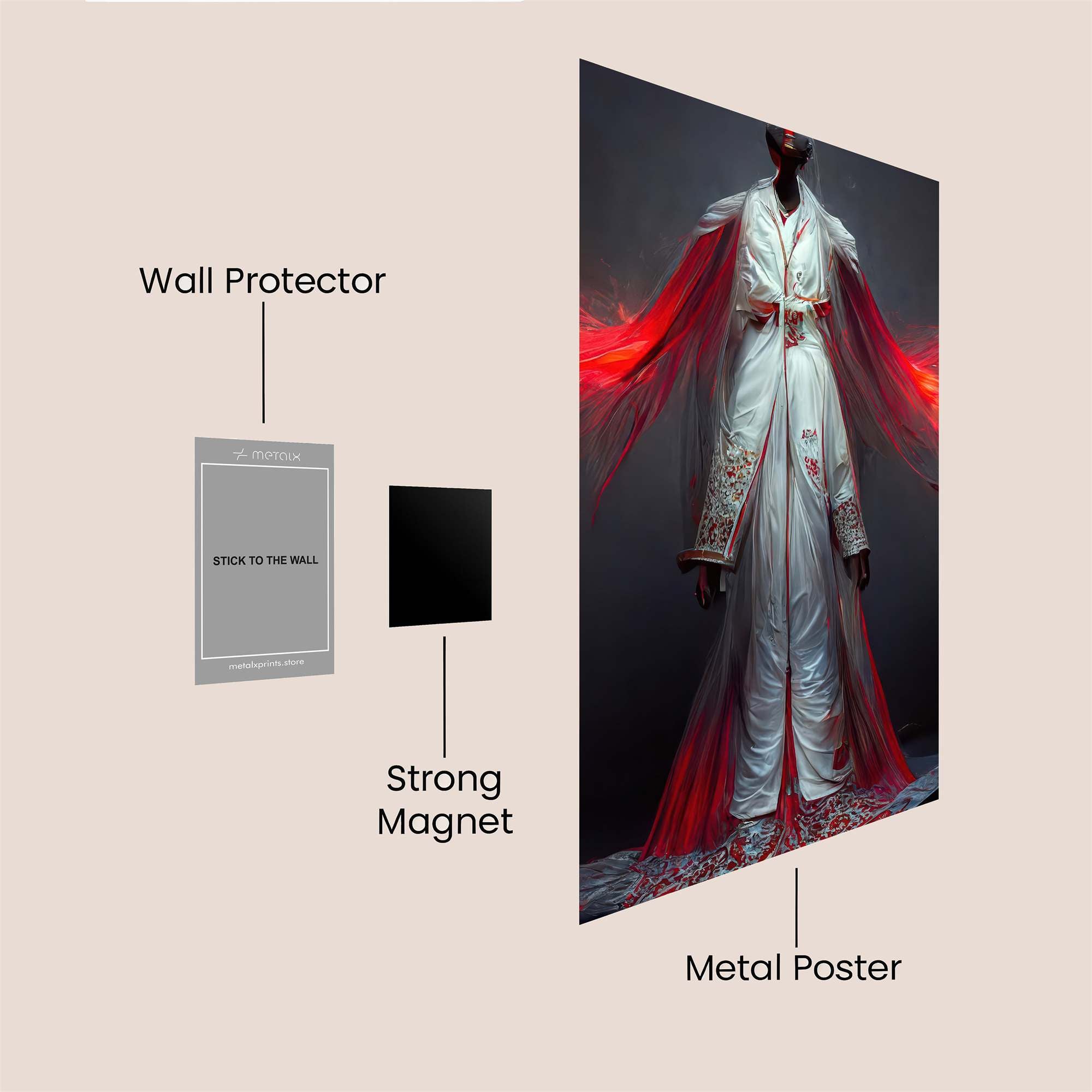 Phoenix Elegance Safe Wall Magnetic / M