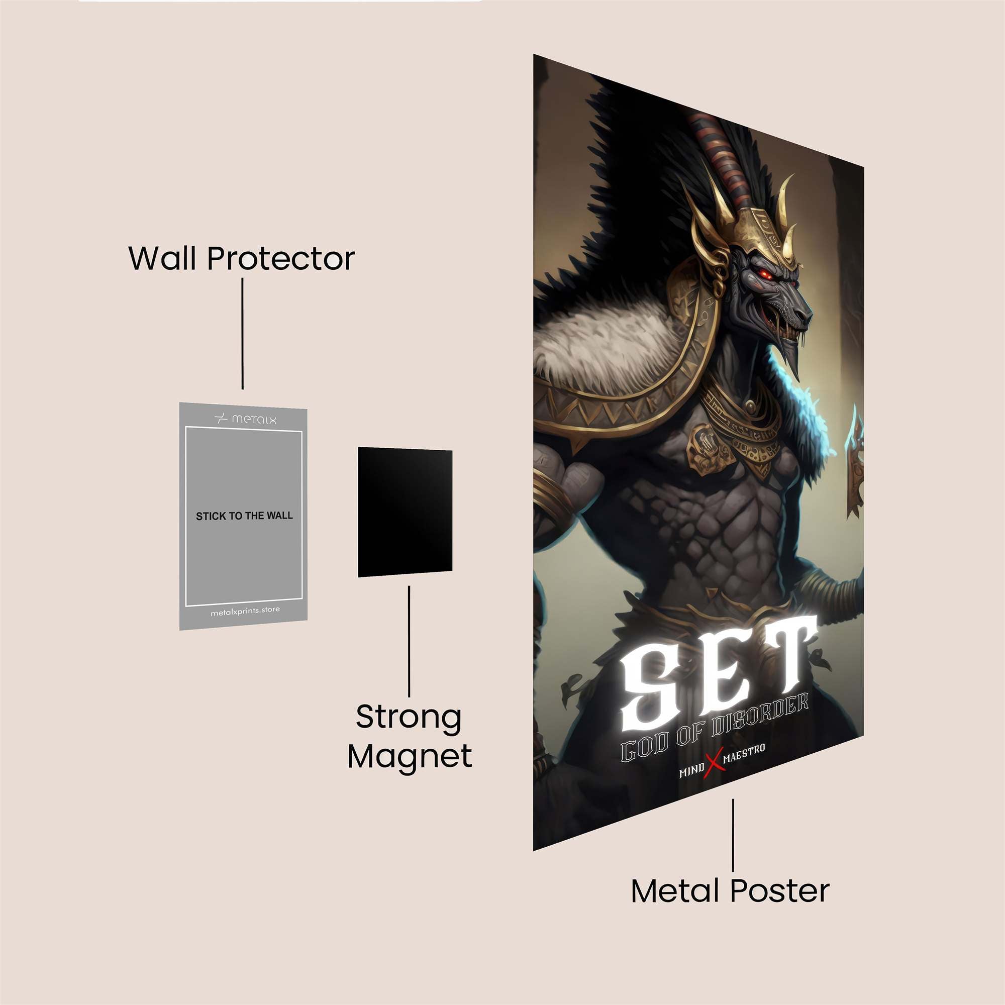 Dragon Menace Safe Wall Magnetic / M