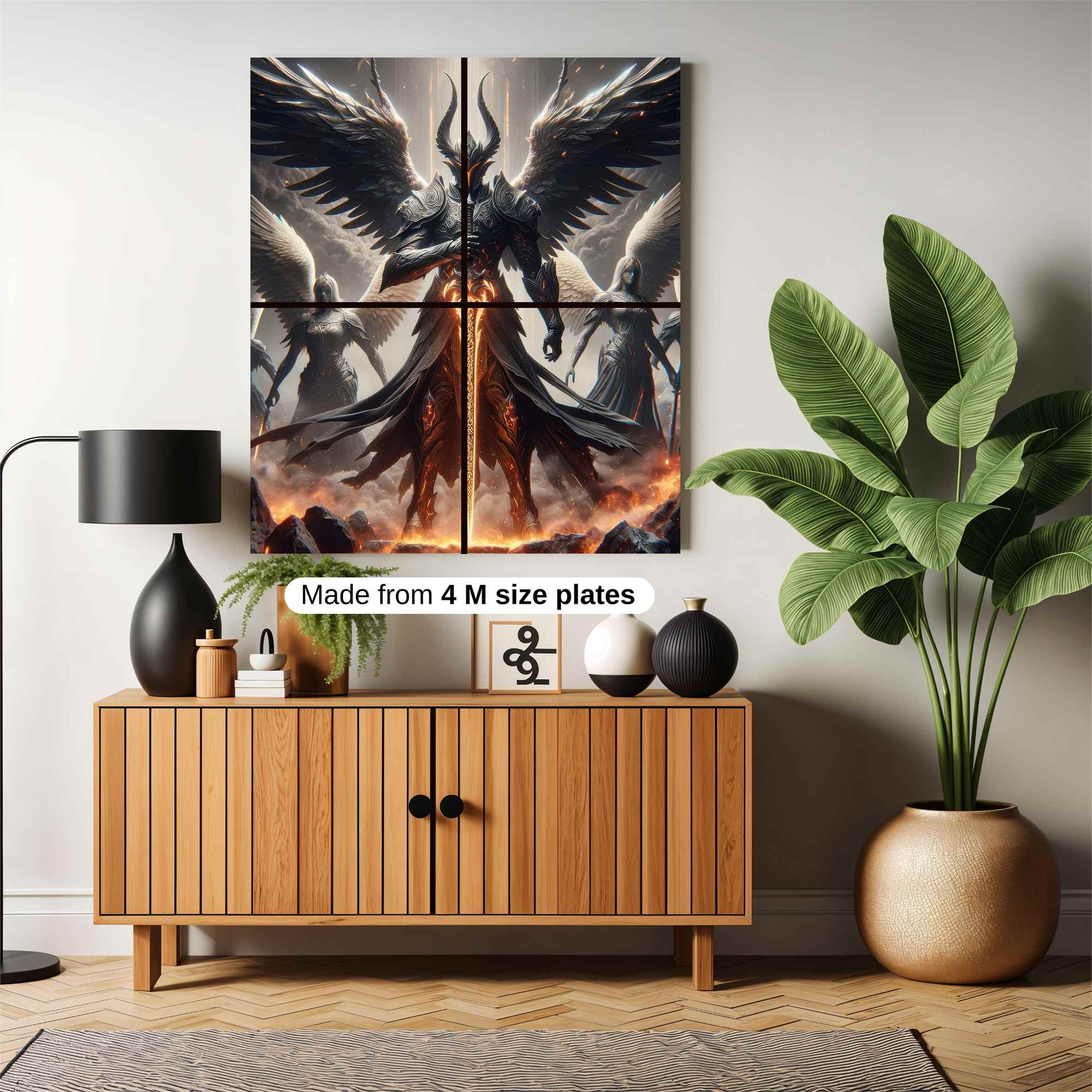 Lucifer Ascends Safe Wall Magnetic / M