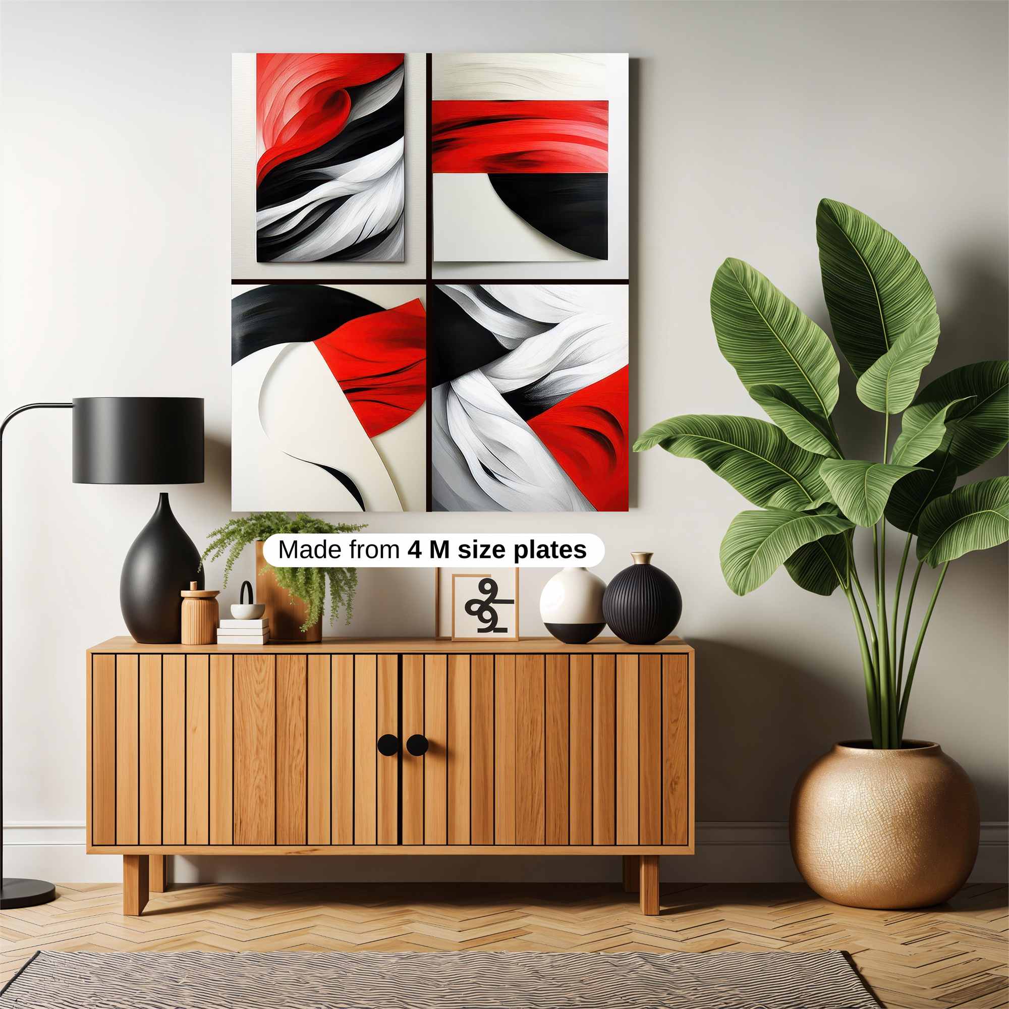 Abstract Elegance Safe Wall Magnetic / M