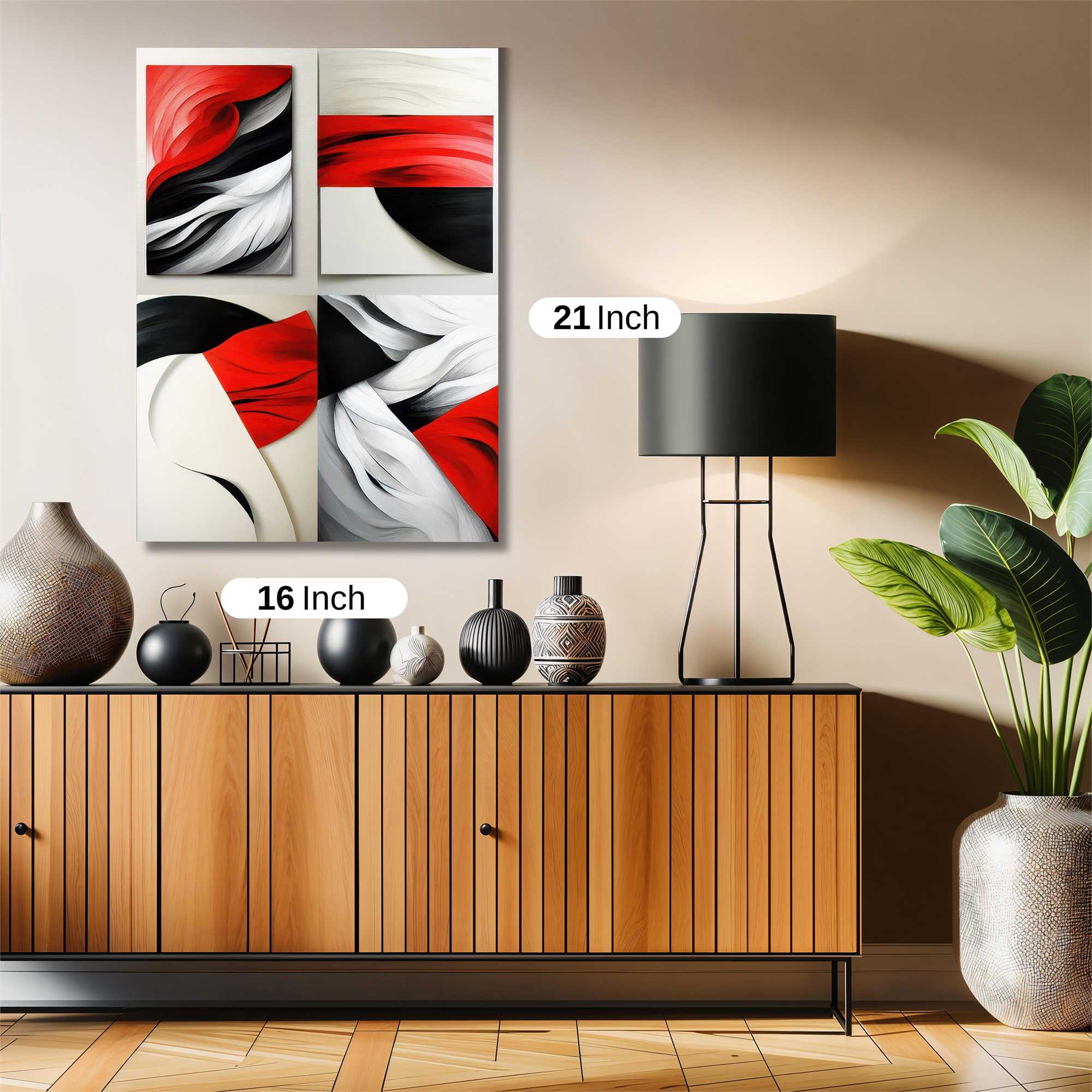 Abstract Elegance Safe Wall Magnetic / M