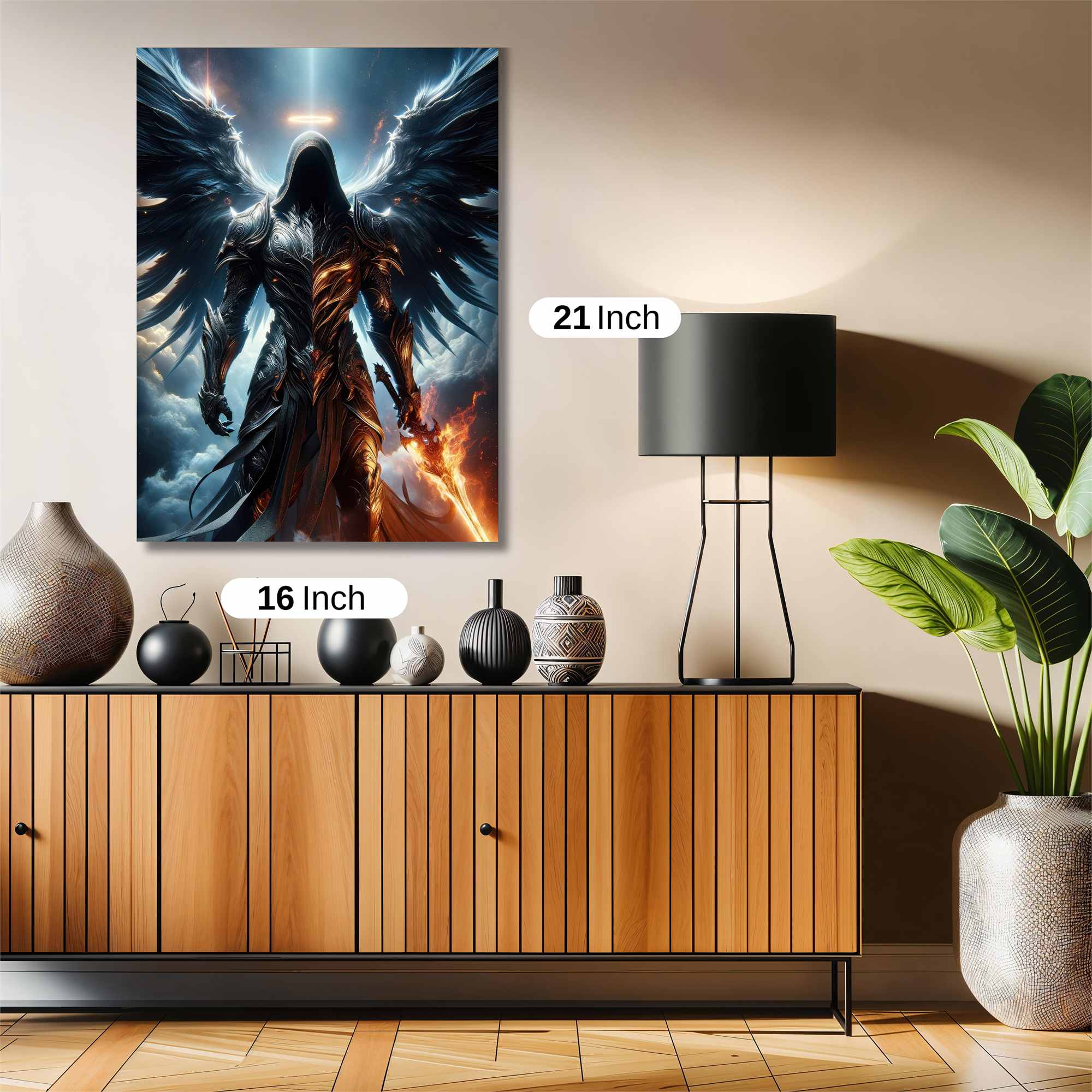 Angel Wrath Safe Wall Magnetic / M